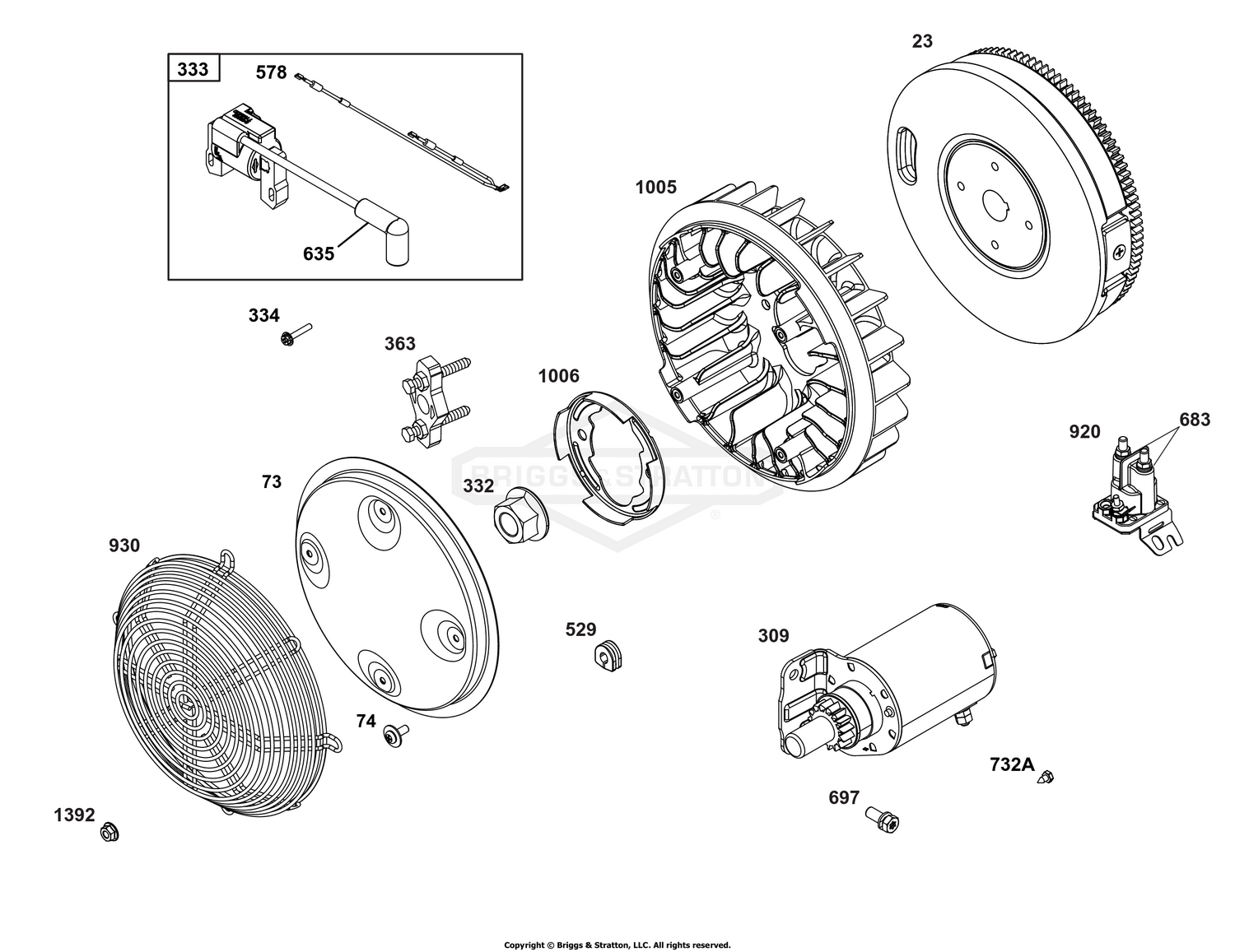 Flywheel, Ignition, and Starter Group