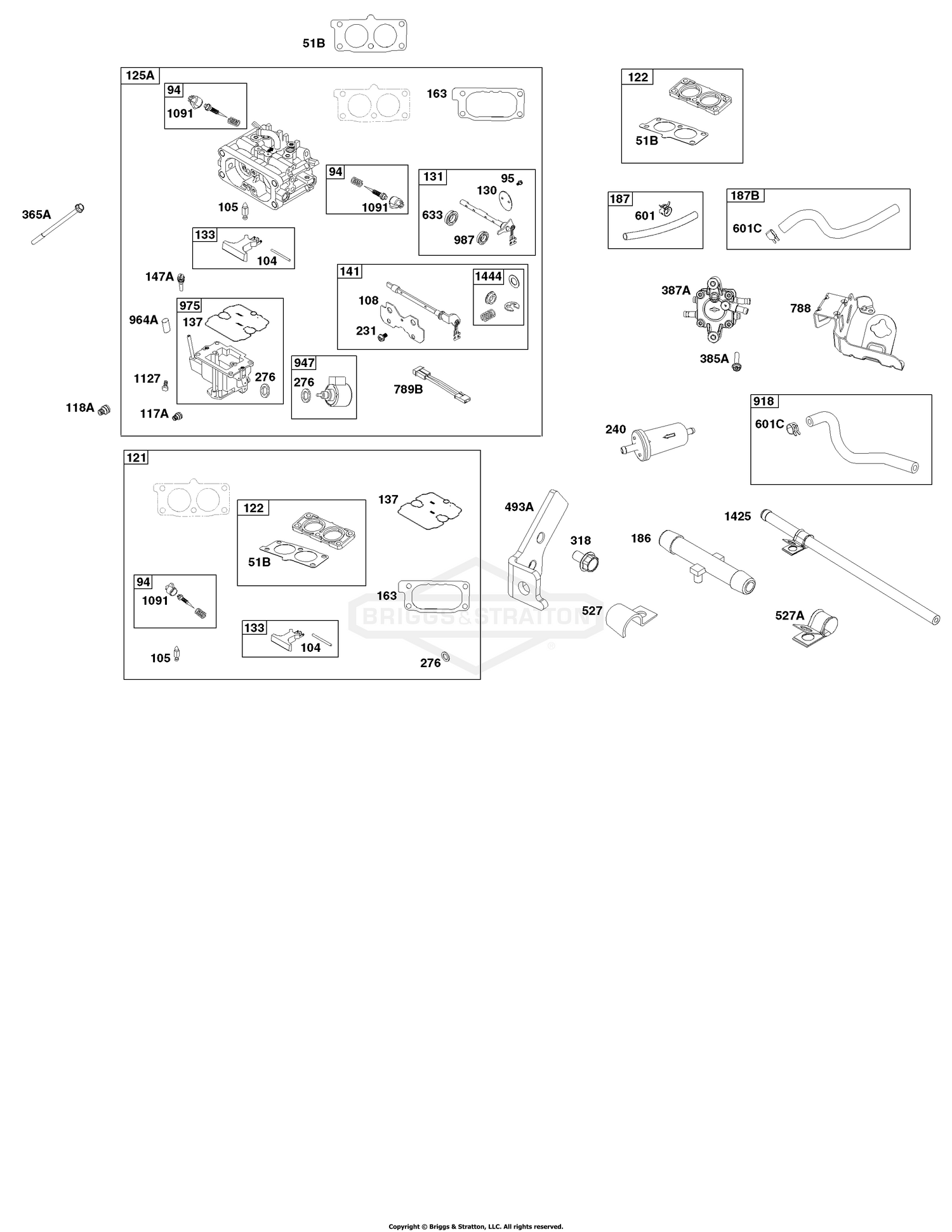 Carburetor and Fuel Supply Group
