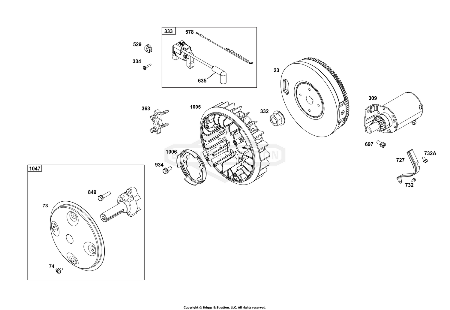 Flywheel, Ignition, and Starter Group
