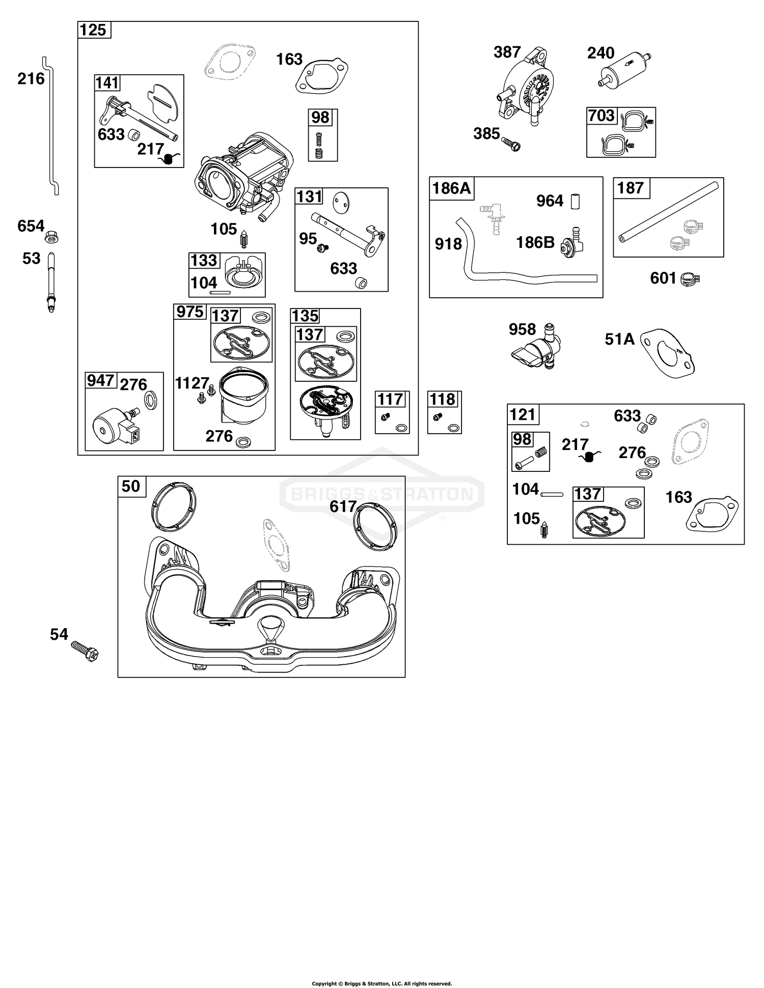 Carburetor and Fuel Supply Group