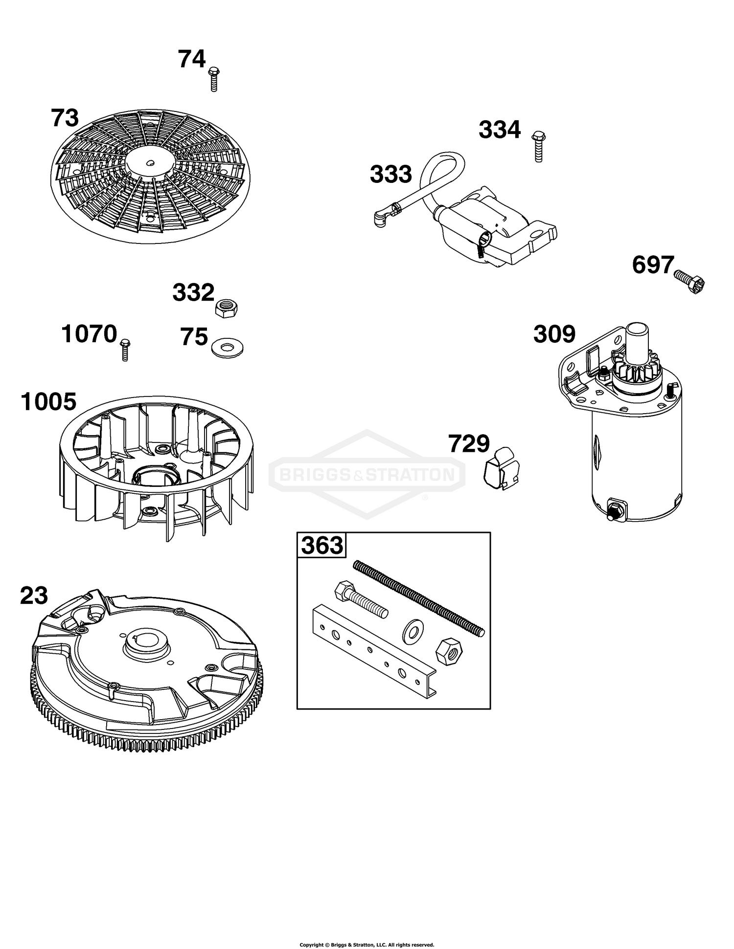 Flywheel, Ignition, and Starter Group