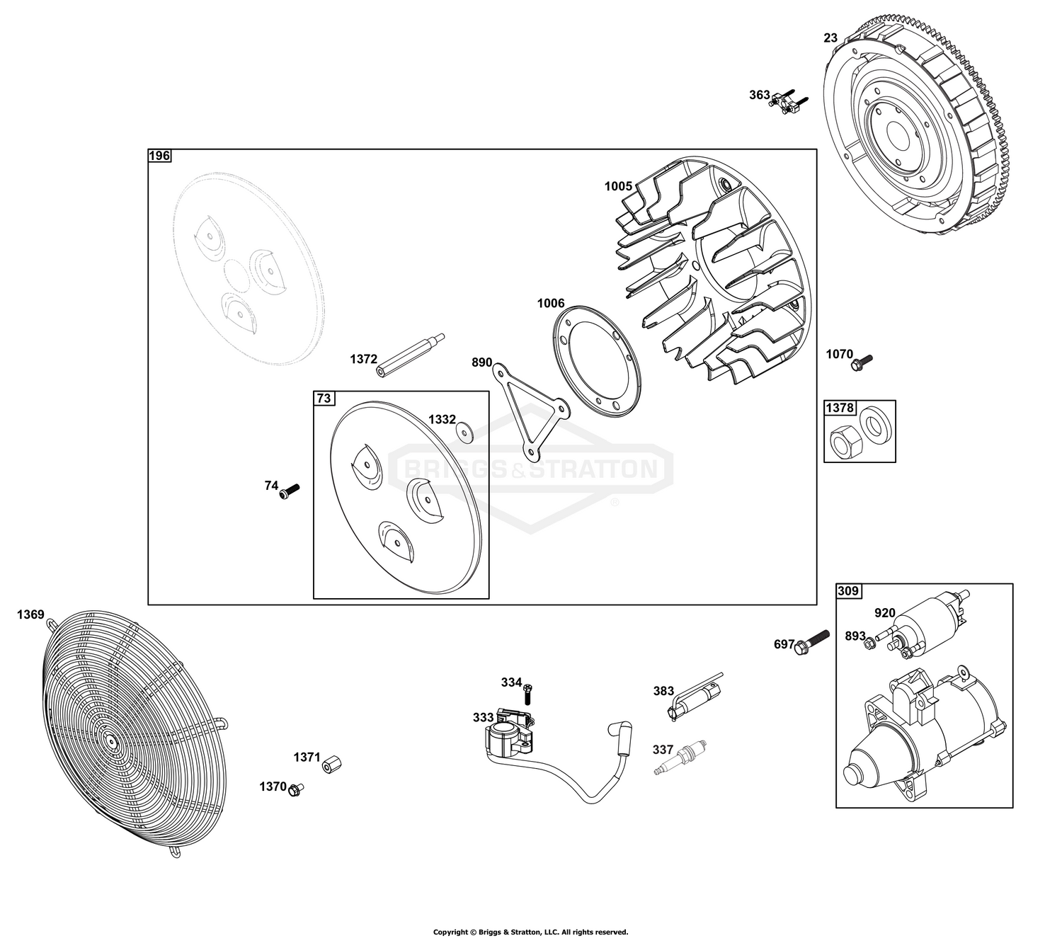 Flywheel, Ignition, and Starter Group