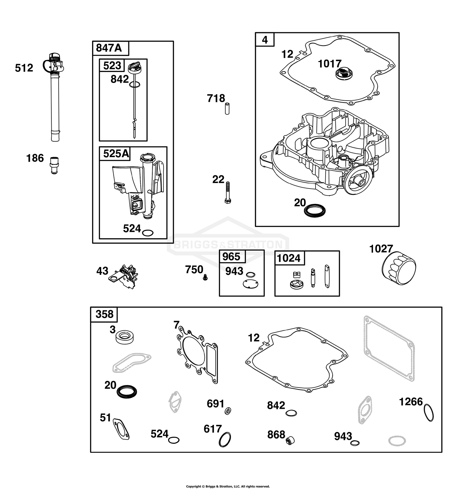 Crankcase Cover/Sump and Lubrication Group