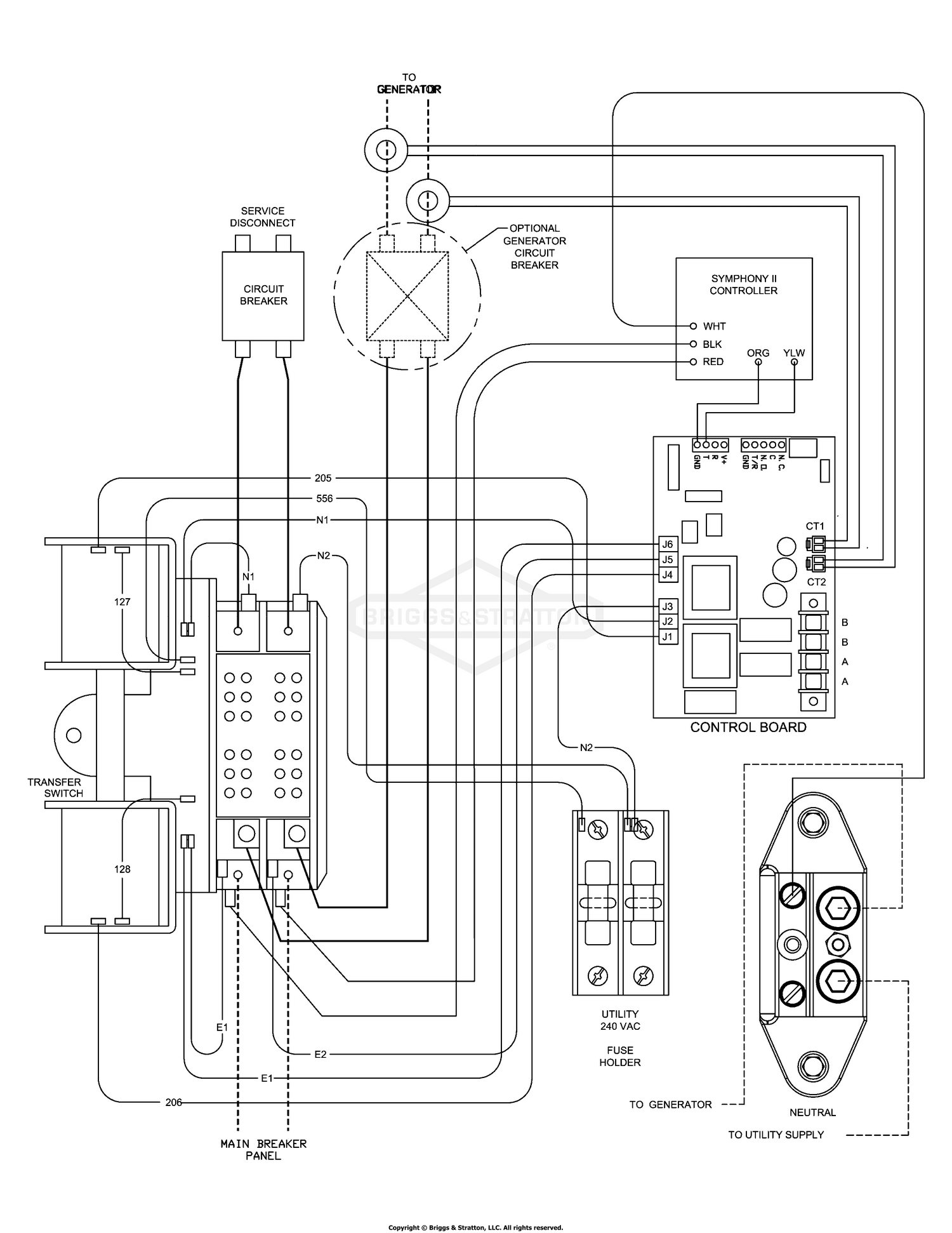 standby generator wiring diagram