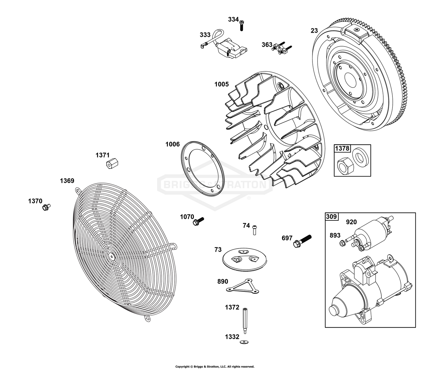 Flywheel, Ignition, and Starter Group