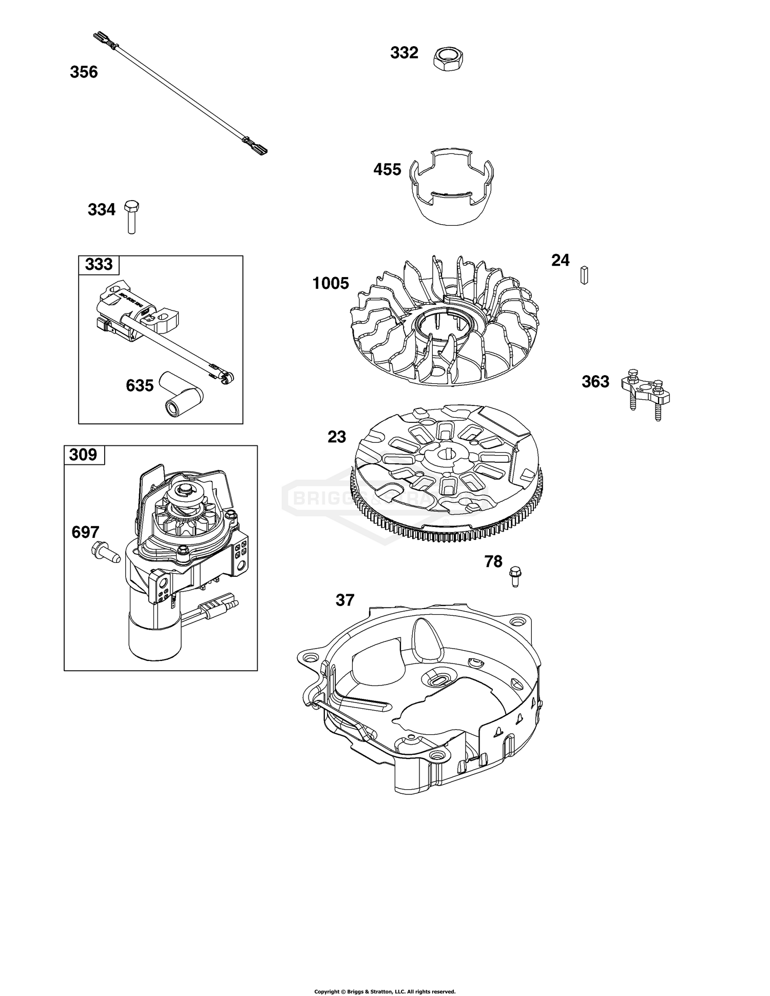 Flywheel, Ignition, and Starter Group