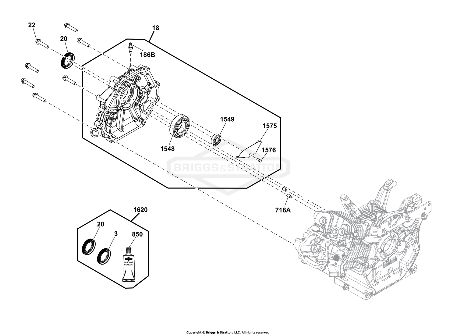 Crankcase Cover/Sump Group