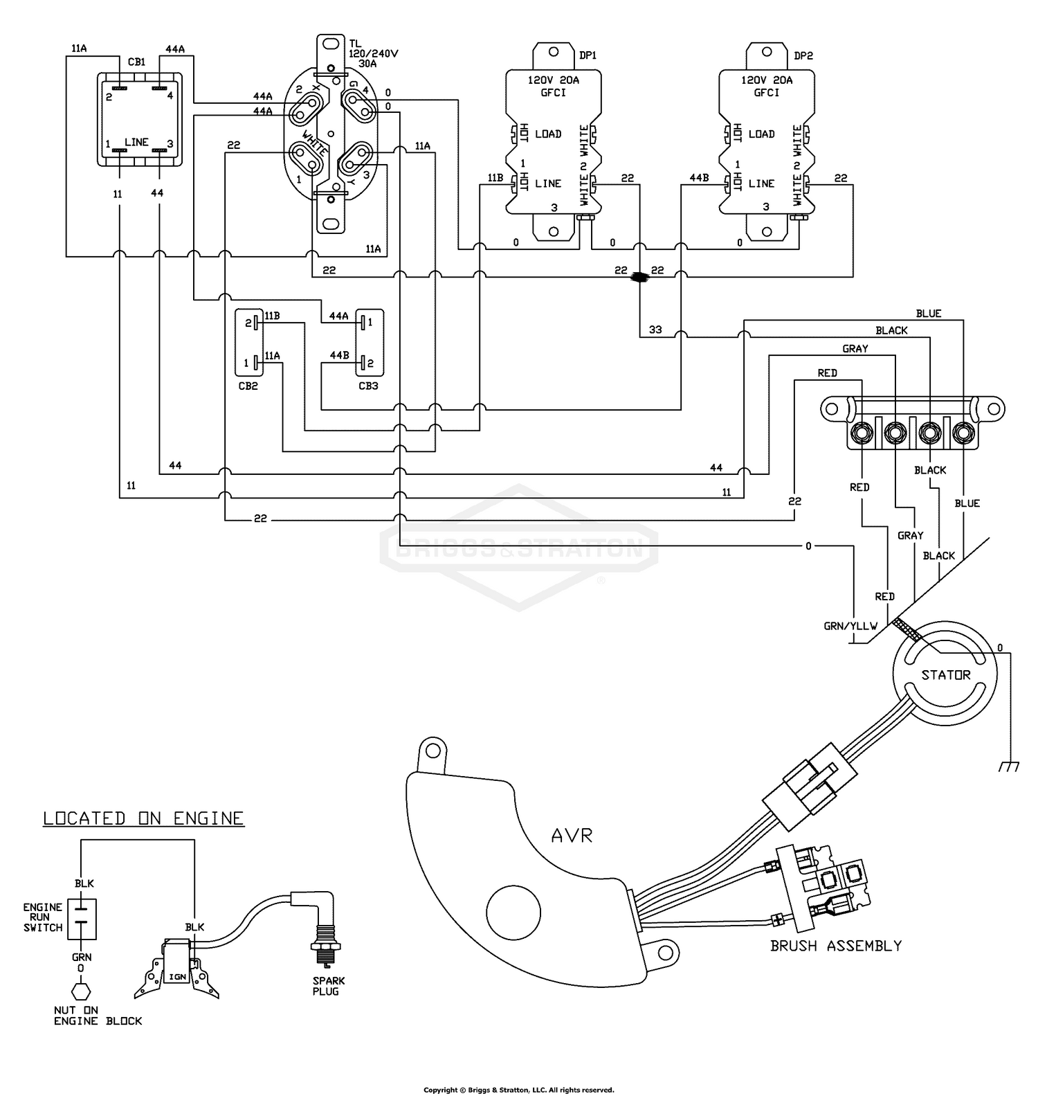 6 250 Watt Troy Bilt Wiring Diagram