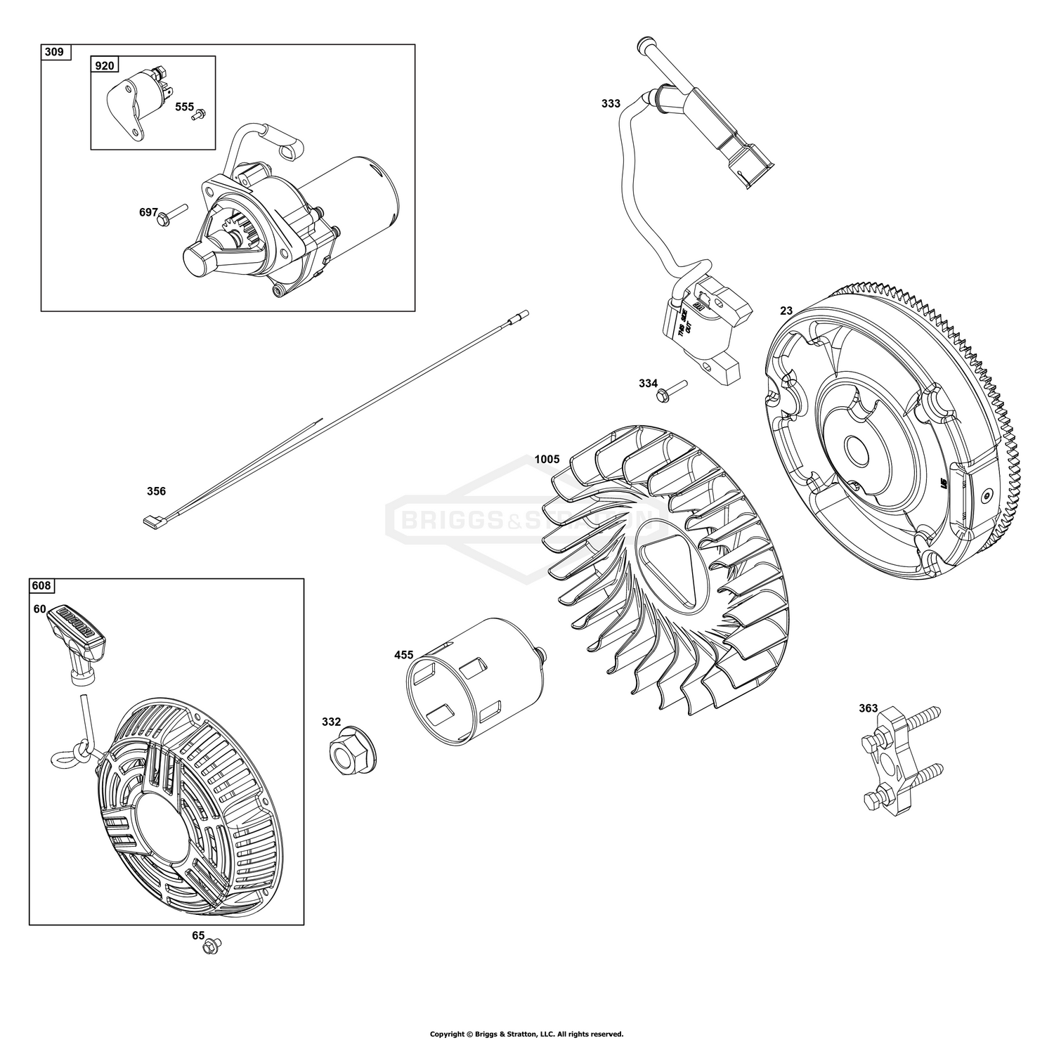 Flywheel, Ignition, and Starter Group