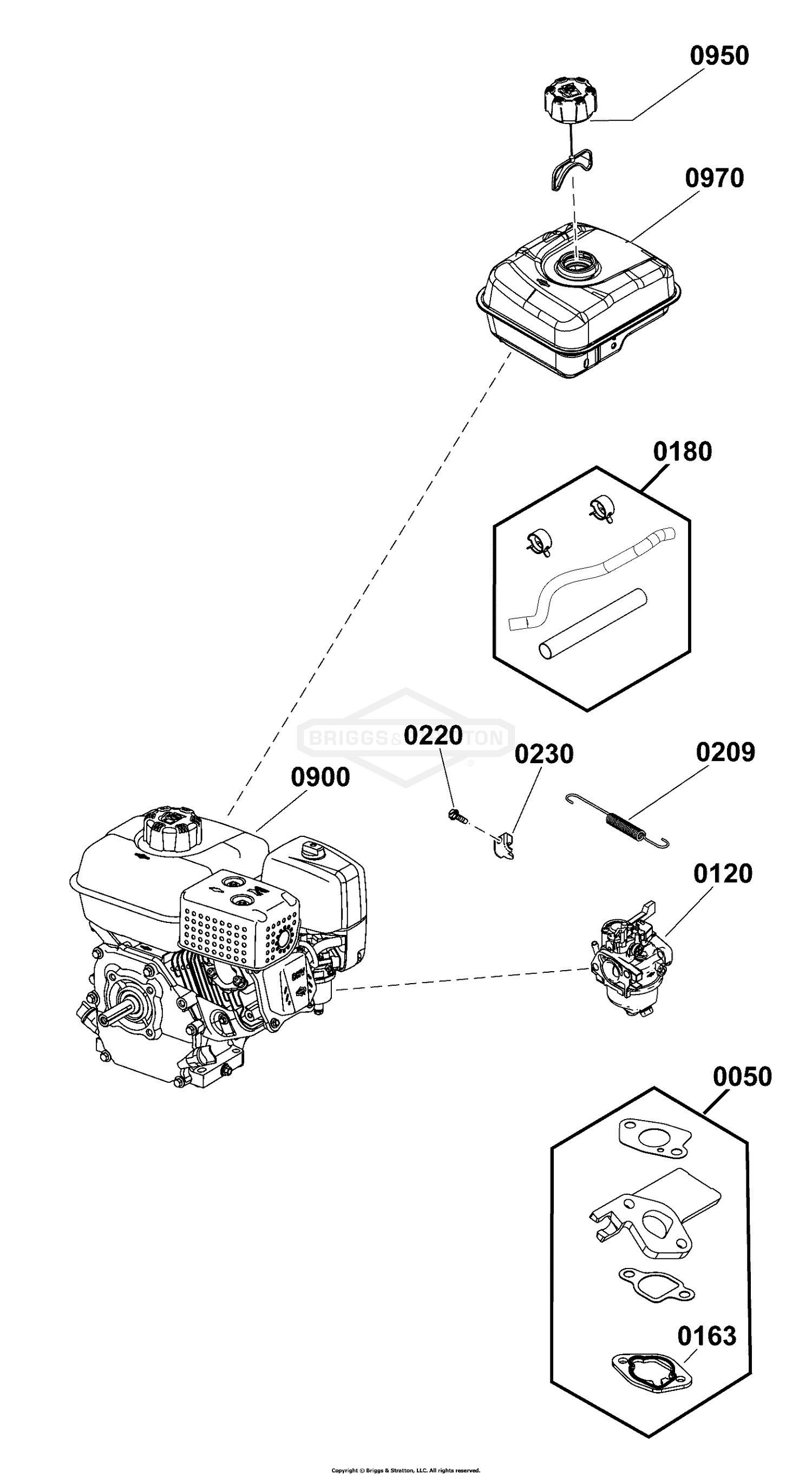 Engine Carburetor Fuel Supply (80098132a_E1)