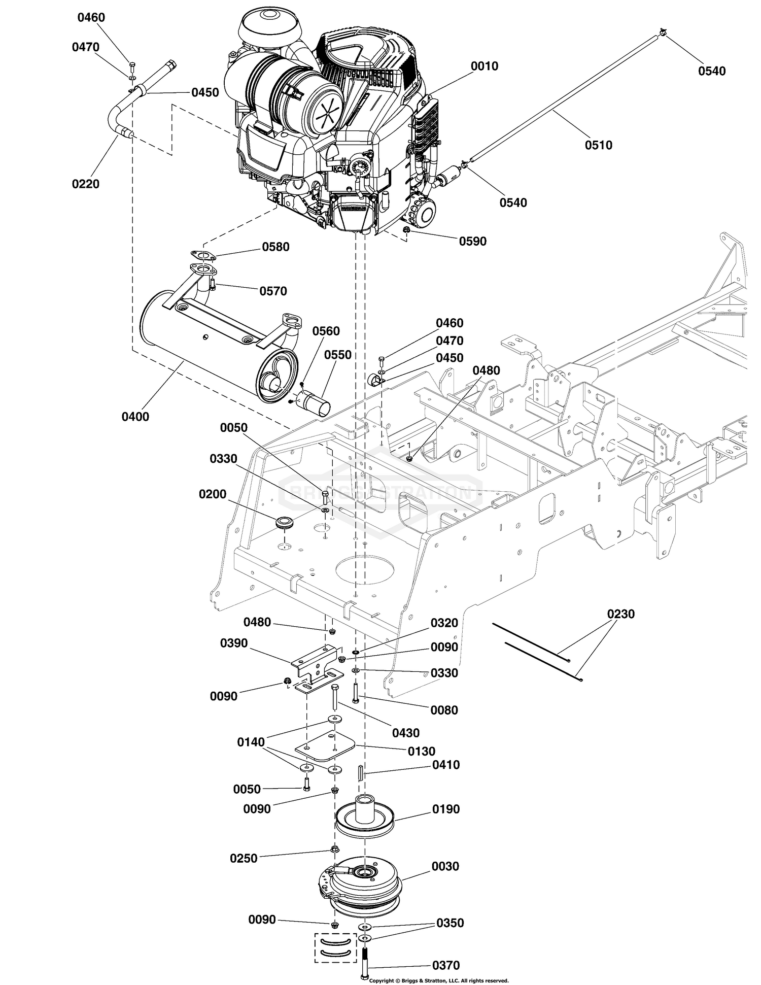 Engine & PTO Group - Briggs & Stratton 49R977