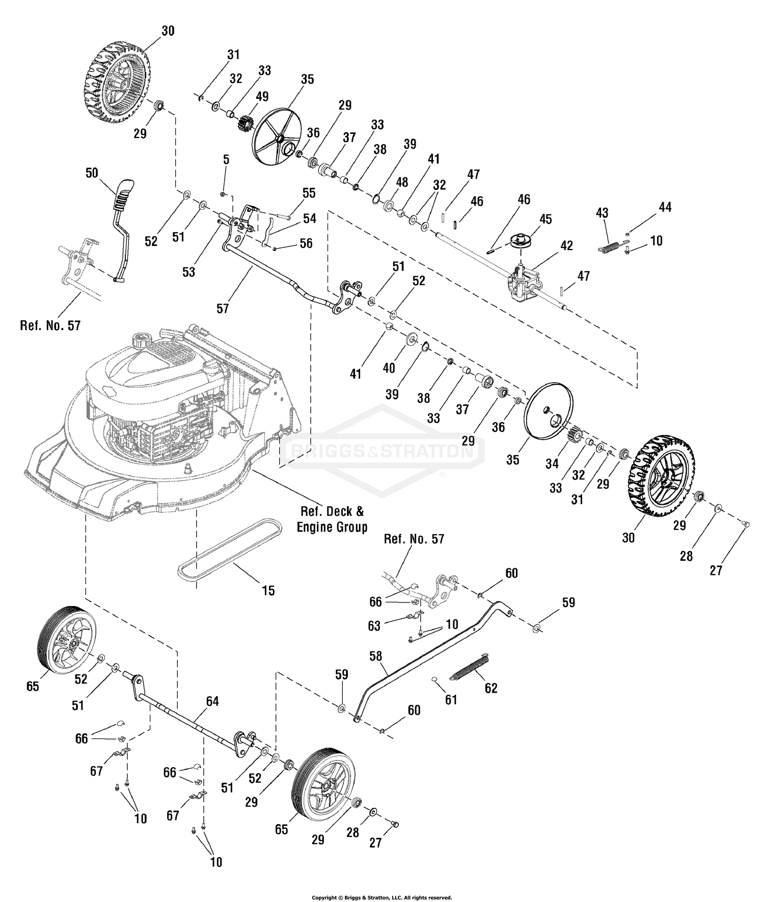 Craftsman exclusive 6.75 discount lawn mower parts