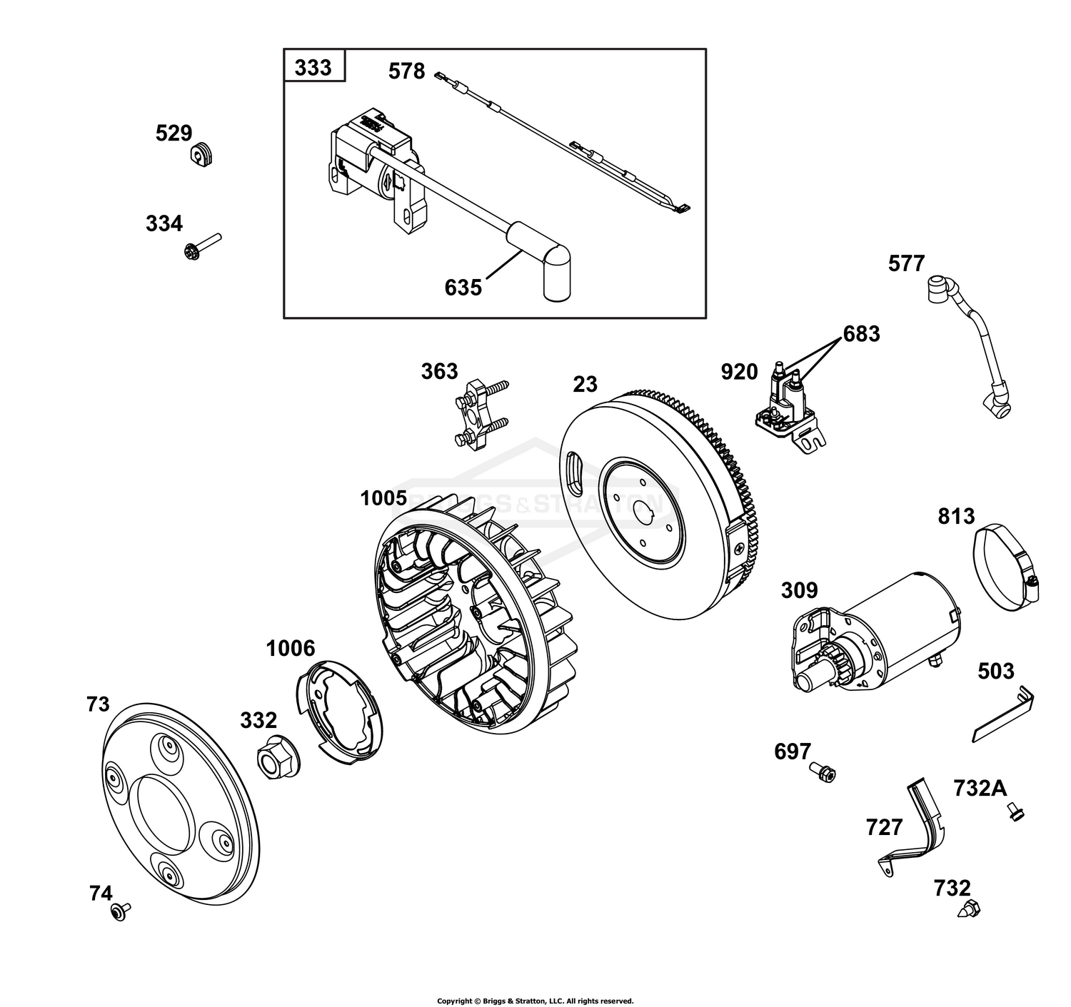 Flywheel/Ignition/Starter Group