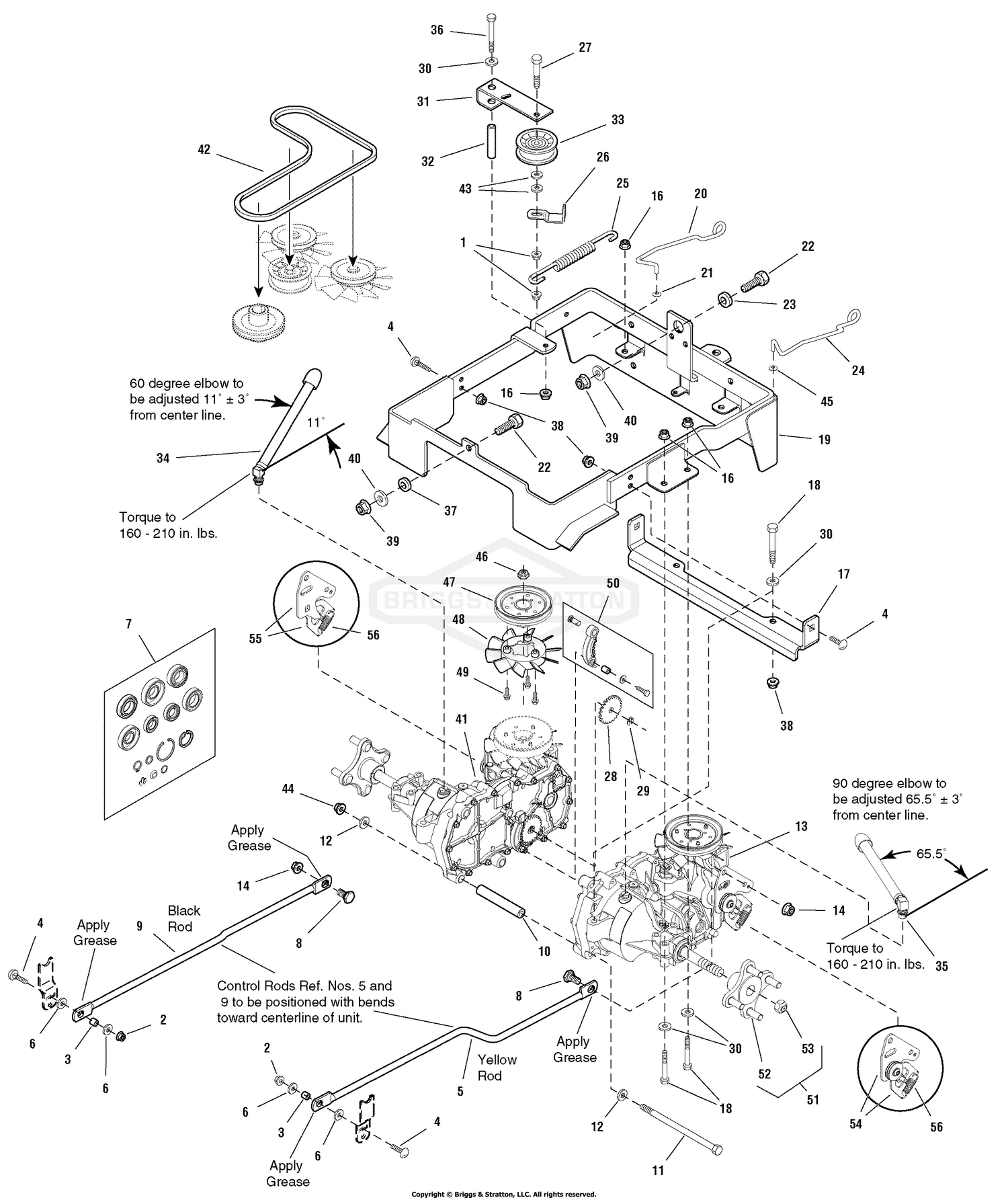 Zts 7500 deck discount belt