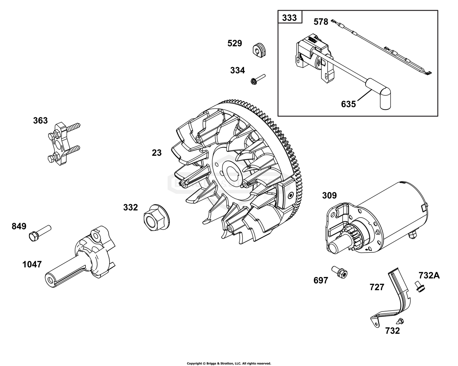 Flywheel, Ignition, and Starter Group