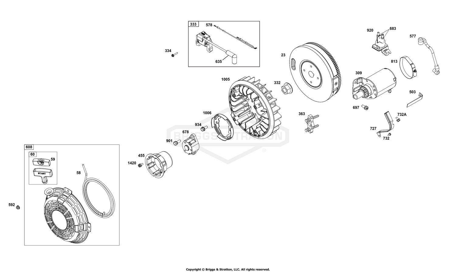 Flywheel, Ignition, and Starter Group