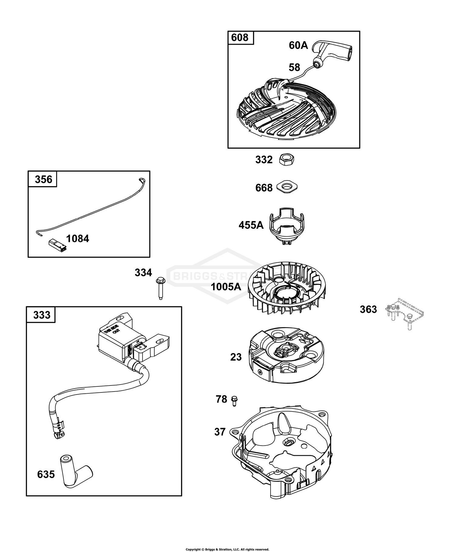 Flywheel, Ignition, and Starter Group