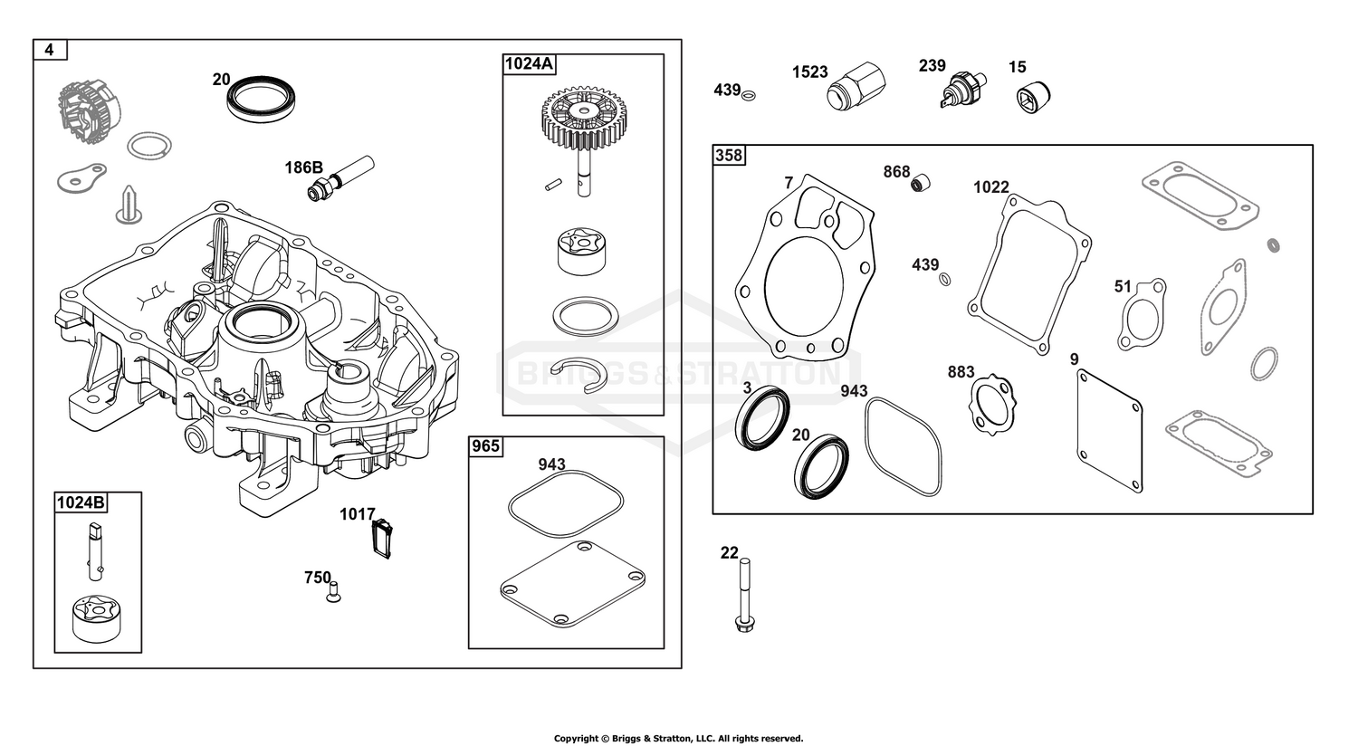 Crankcase Cover/Sump and Lubrication Group