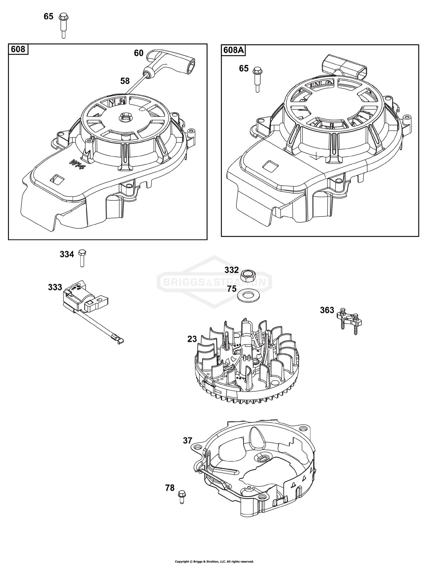 Flywheel, Ignition, and Starter Group