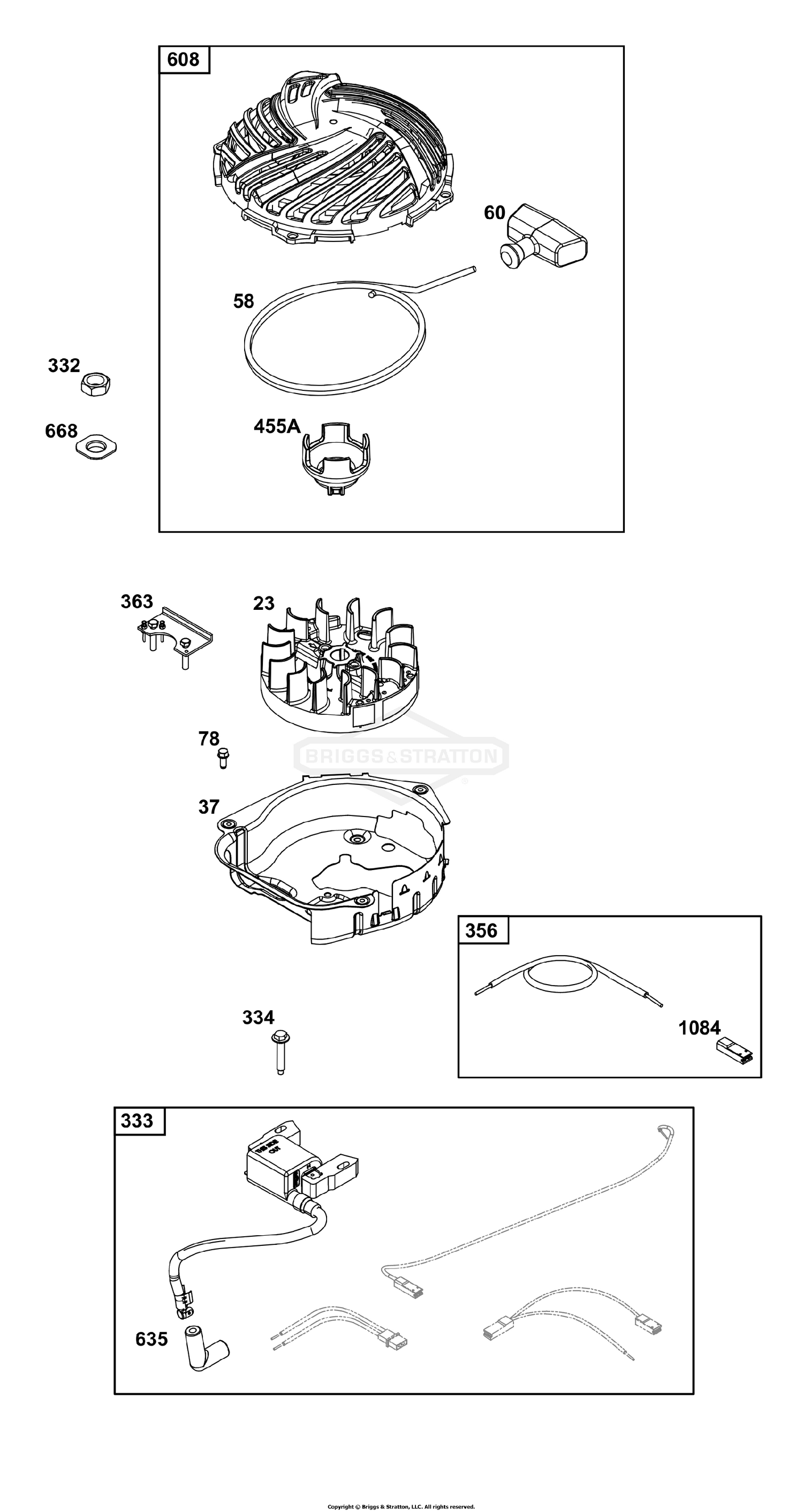 Flywheel, Ignition, and Starter Group