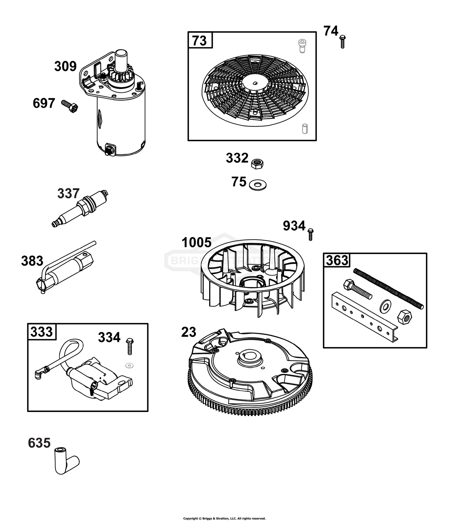 Flywheel, Ignition, and Starter Group