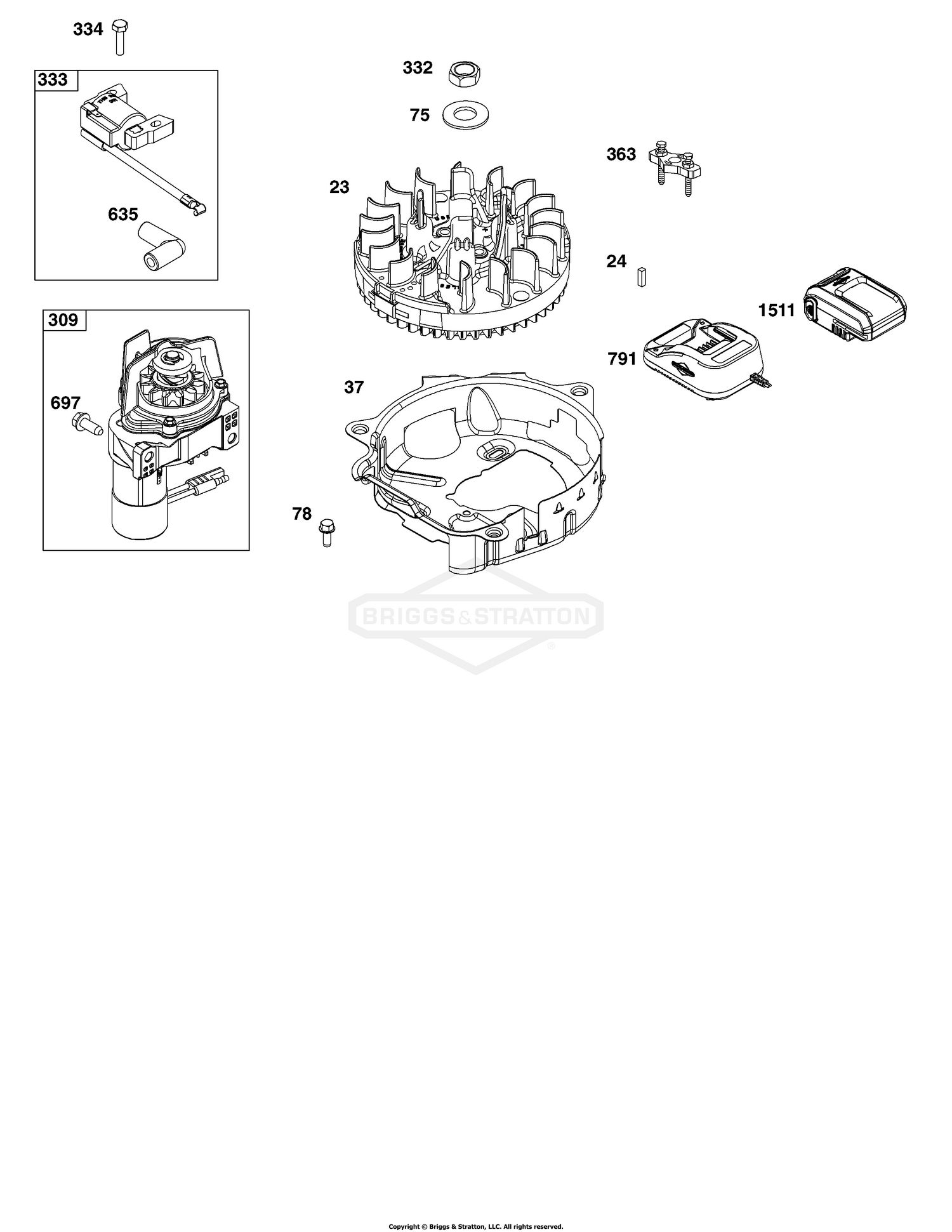 Flywheel, Ignition, and Starter Group