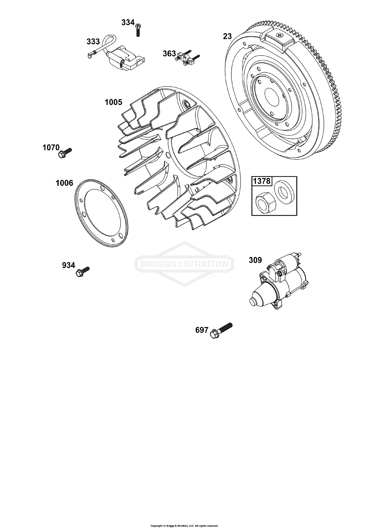 Flywheel, Ignition, and Starter Group