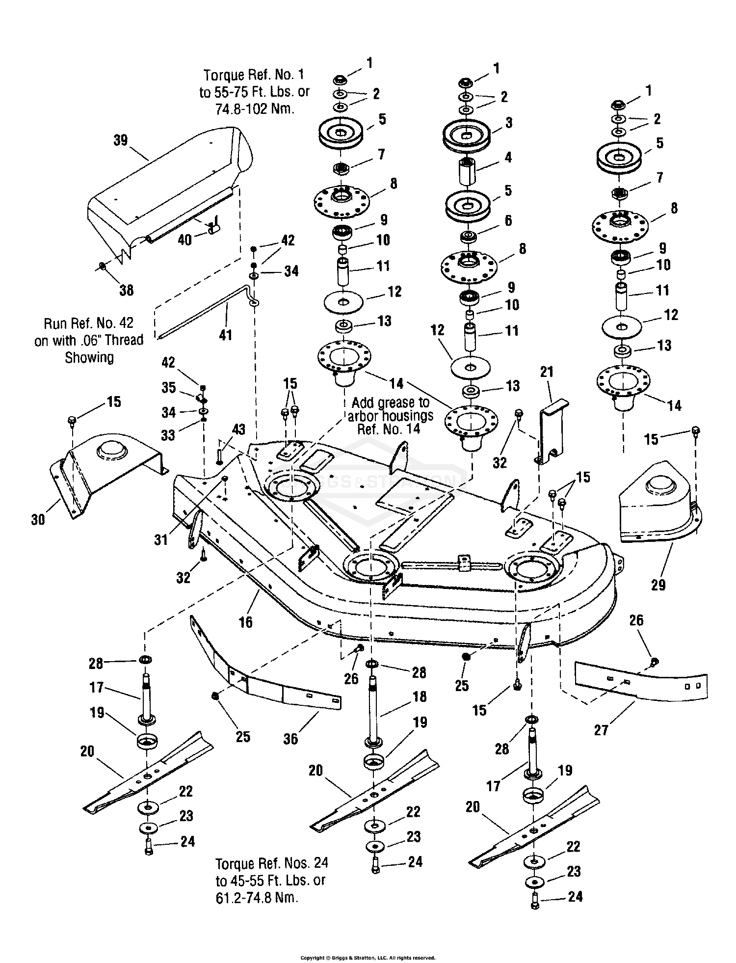 50" Mower Deck - Housing & Arbor Group