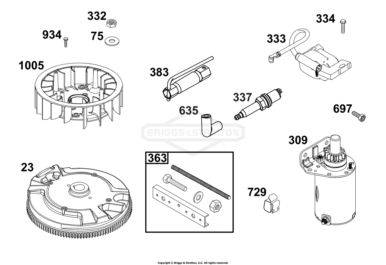 Flywheel, Ignition, and Starter Group