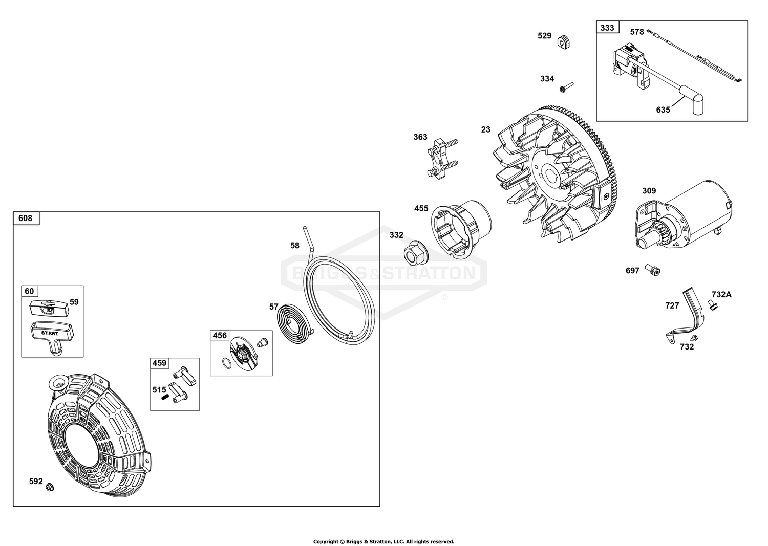 Flywheel, Ignition, and Starter Group