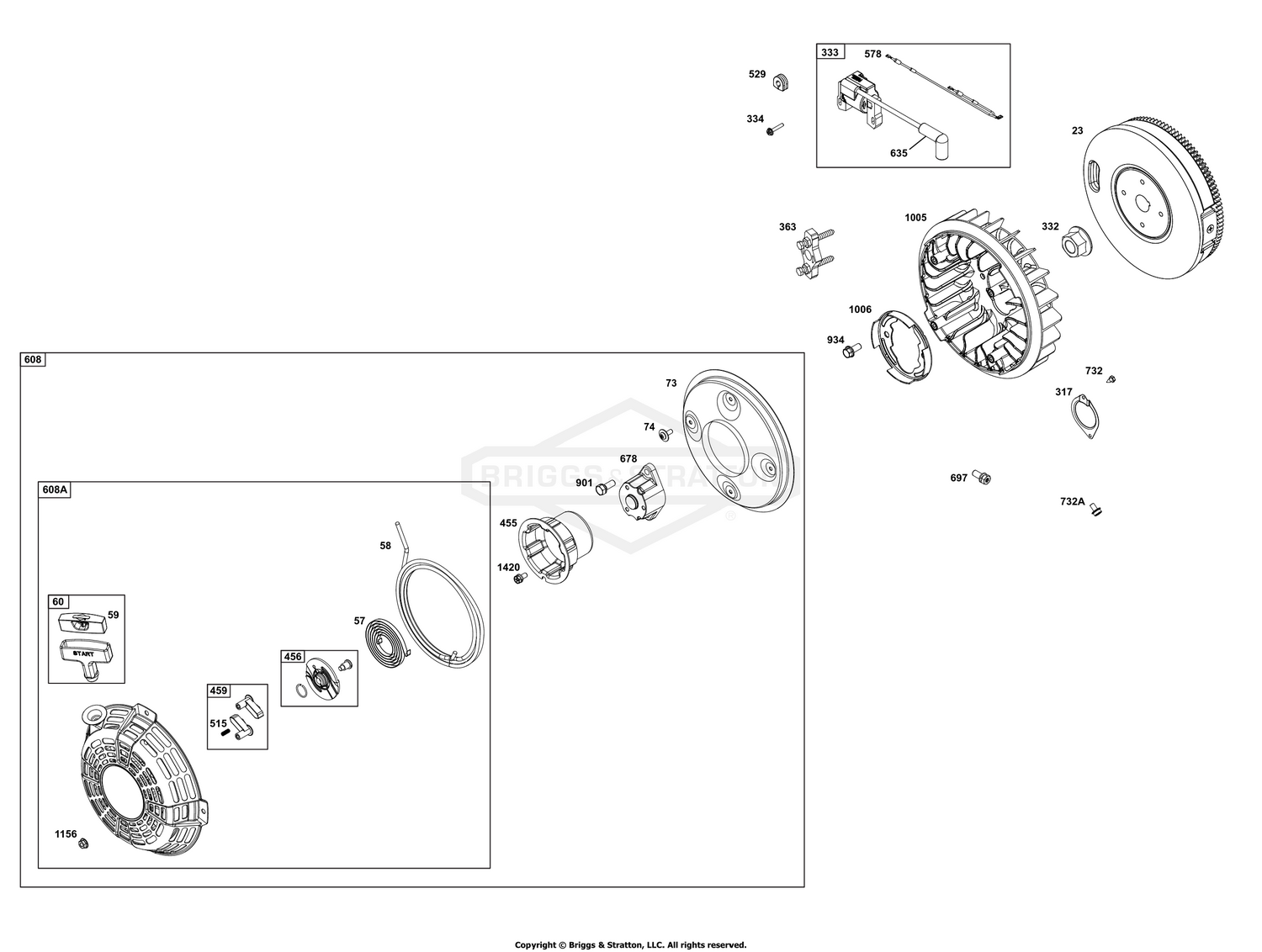 Flywheel, Ignition, and Starter Group