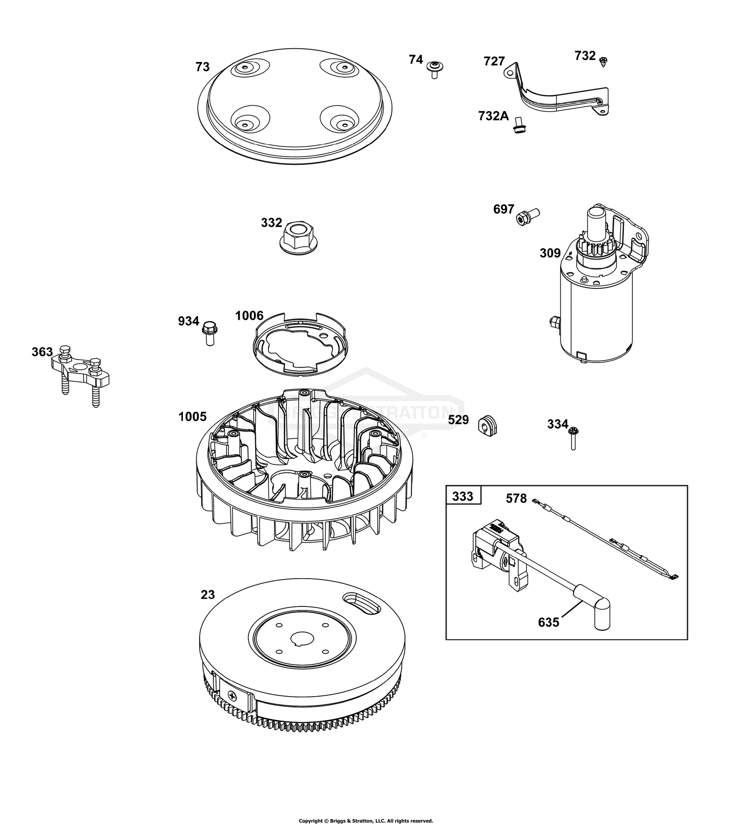 Flywheel, Ignition, and Starter Group