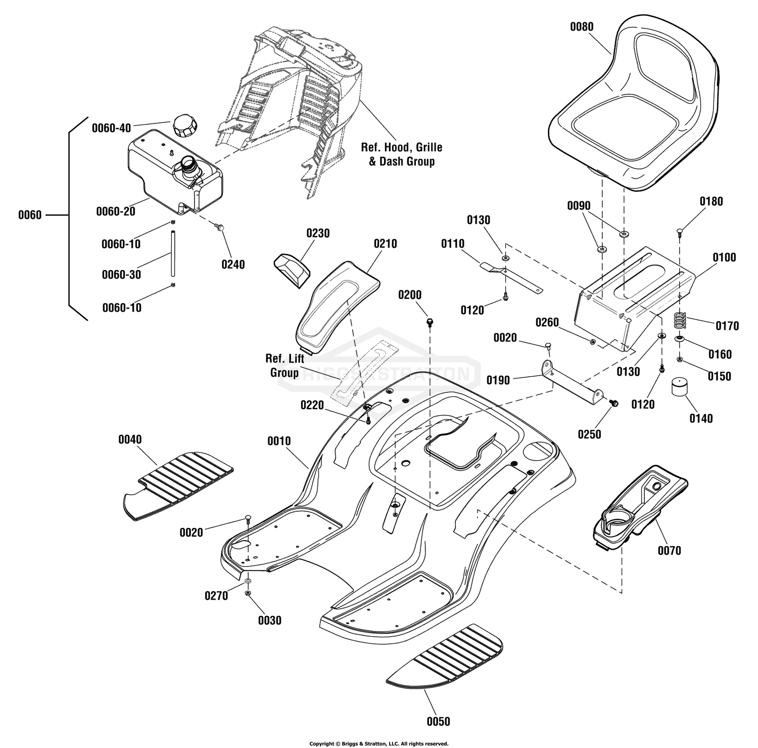 Seat Deck & Fuel Tank