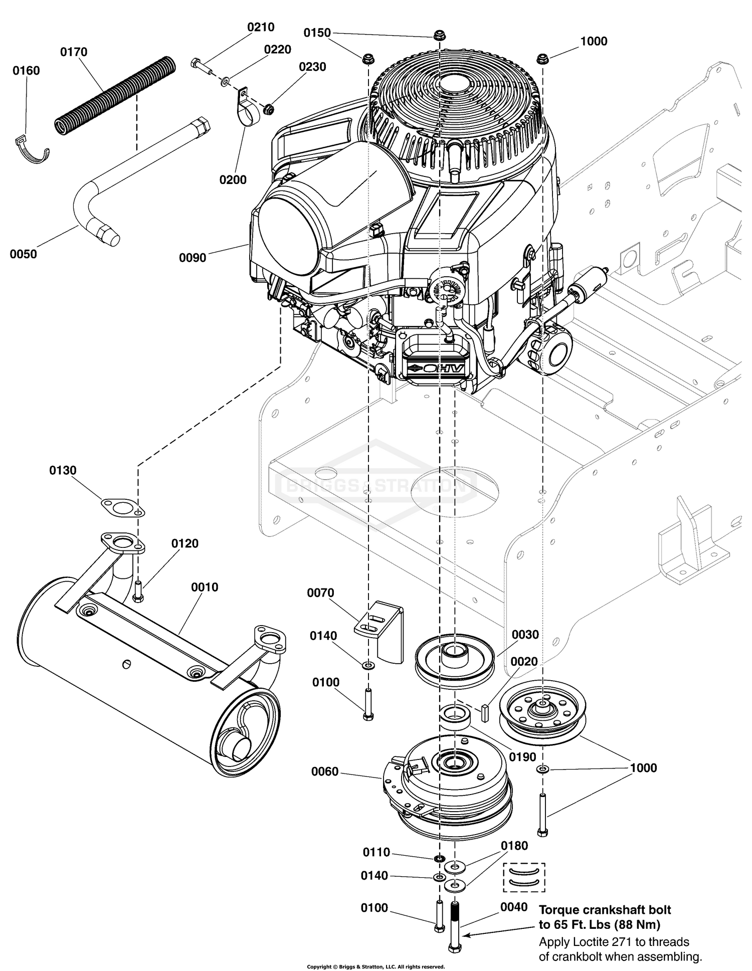 Engine & PTO Group - Briggs & Stratton 44T977