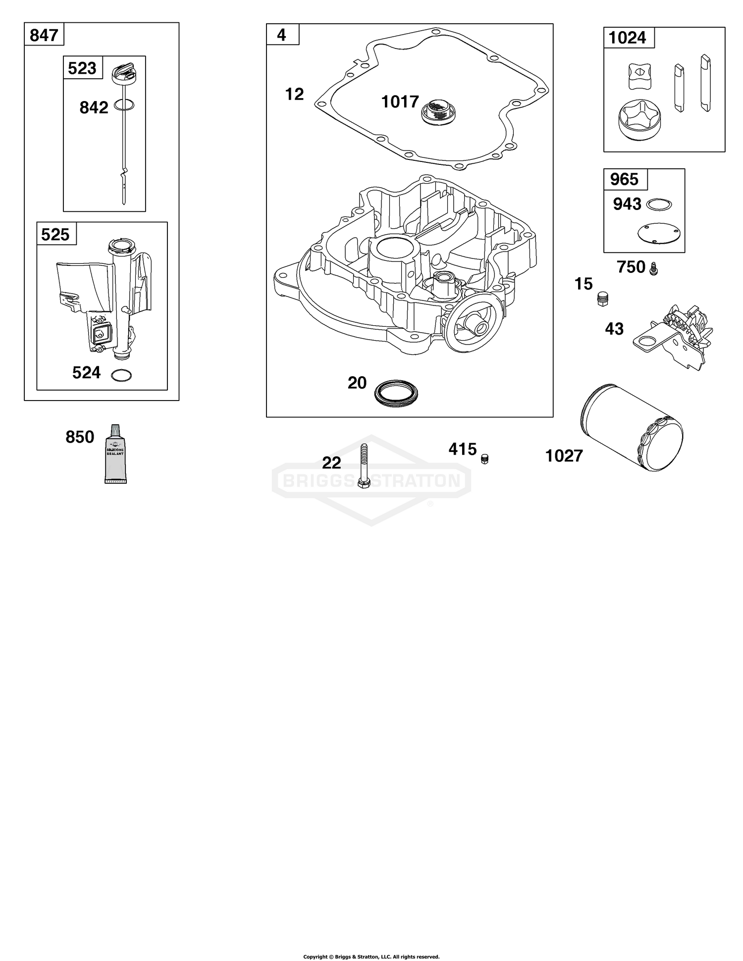 Crankcase Cover/Sump and Lubrication Group