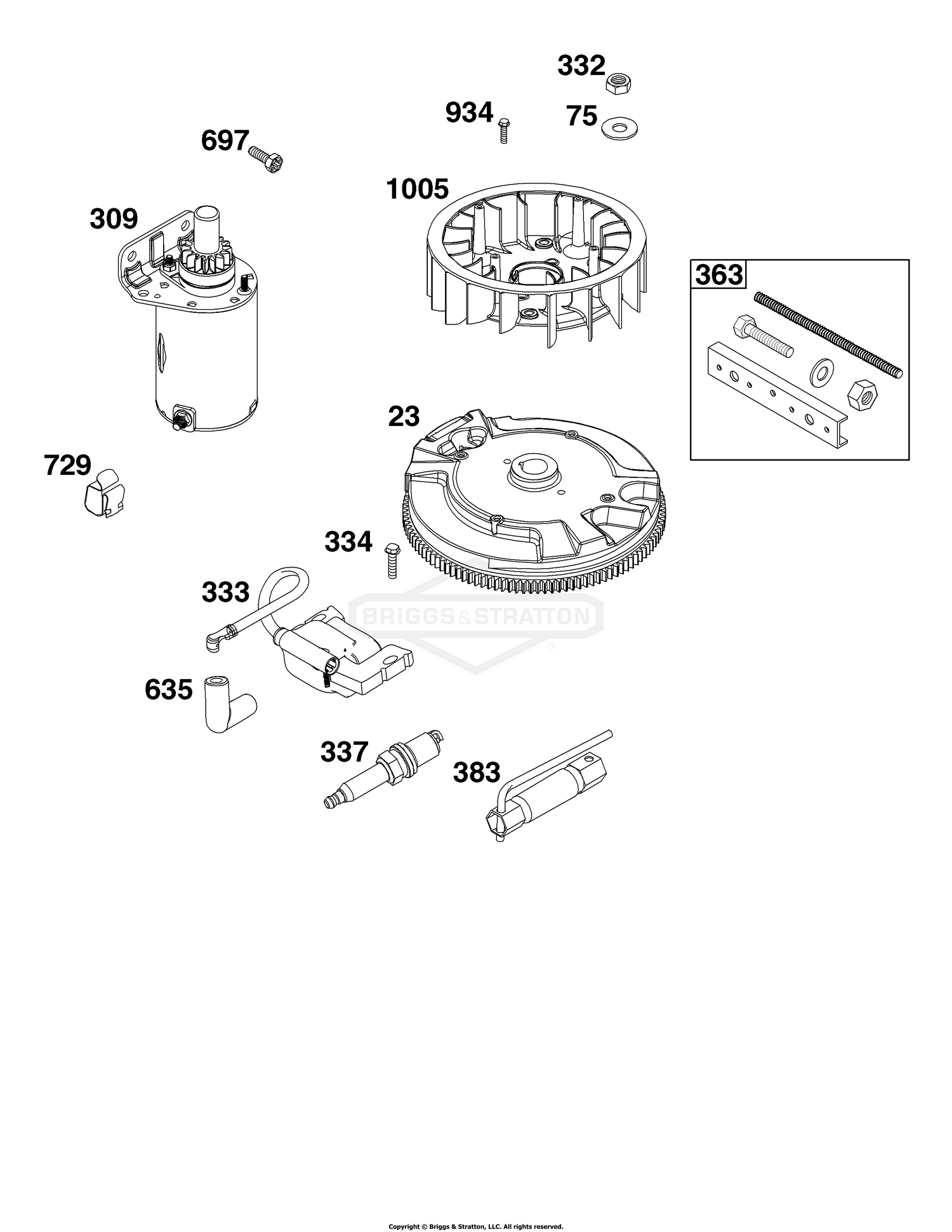 Flywheel, Ignition, and Starter Group