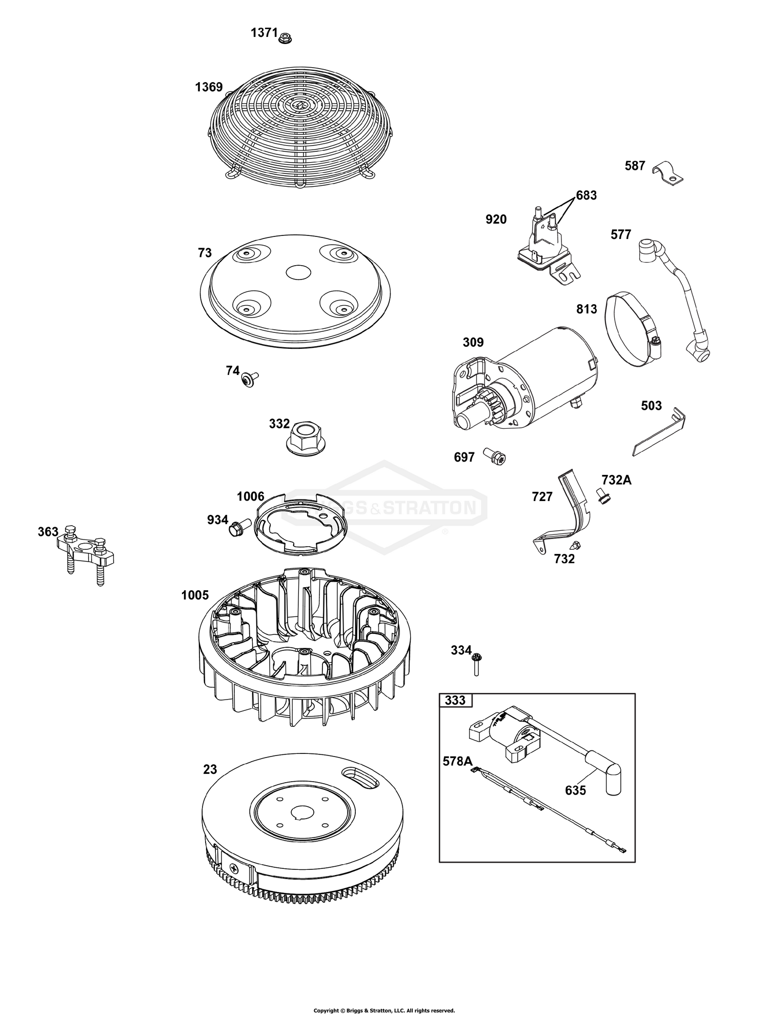 Flywheel, Ignition, and Starter Group