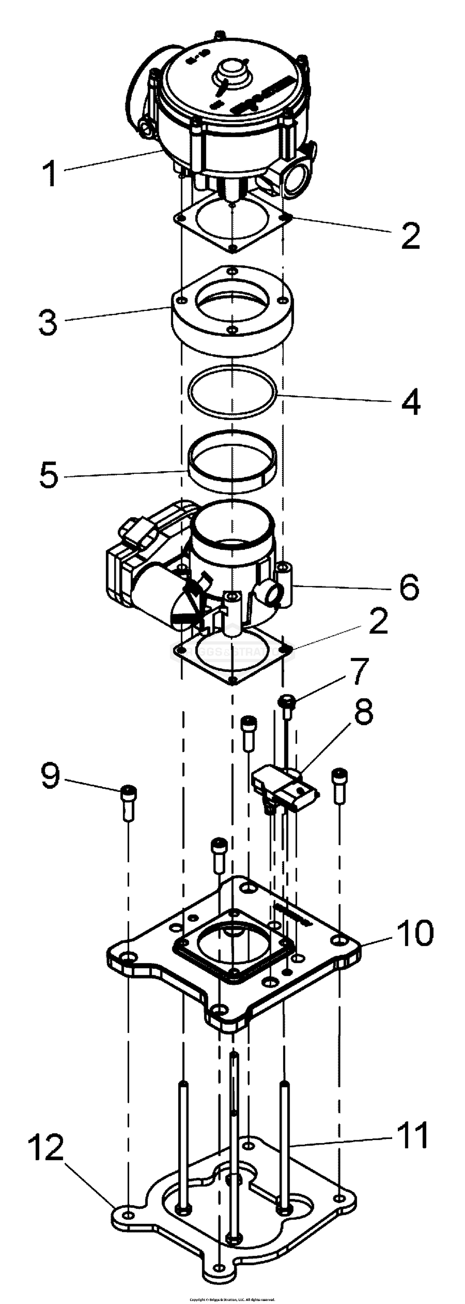 Engine Group - Mixer, Throttle & Map Sensor