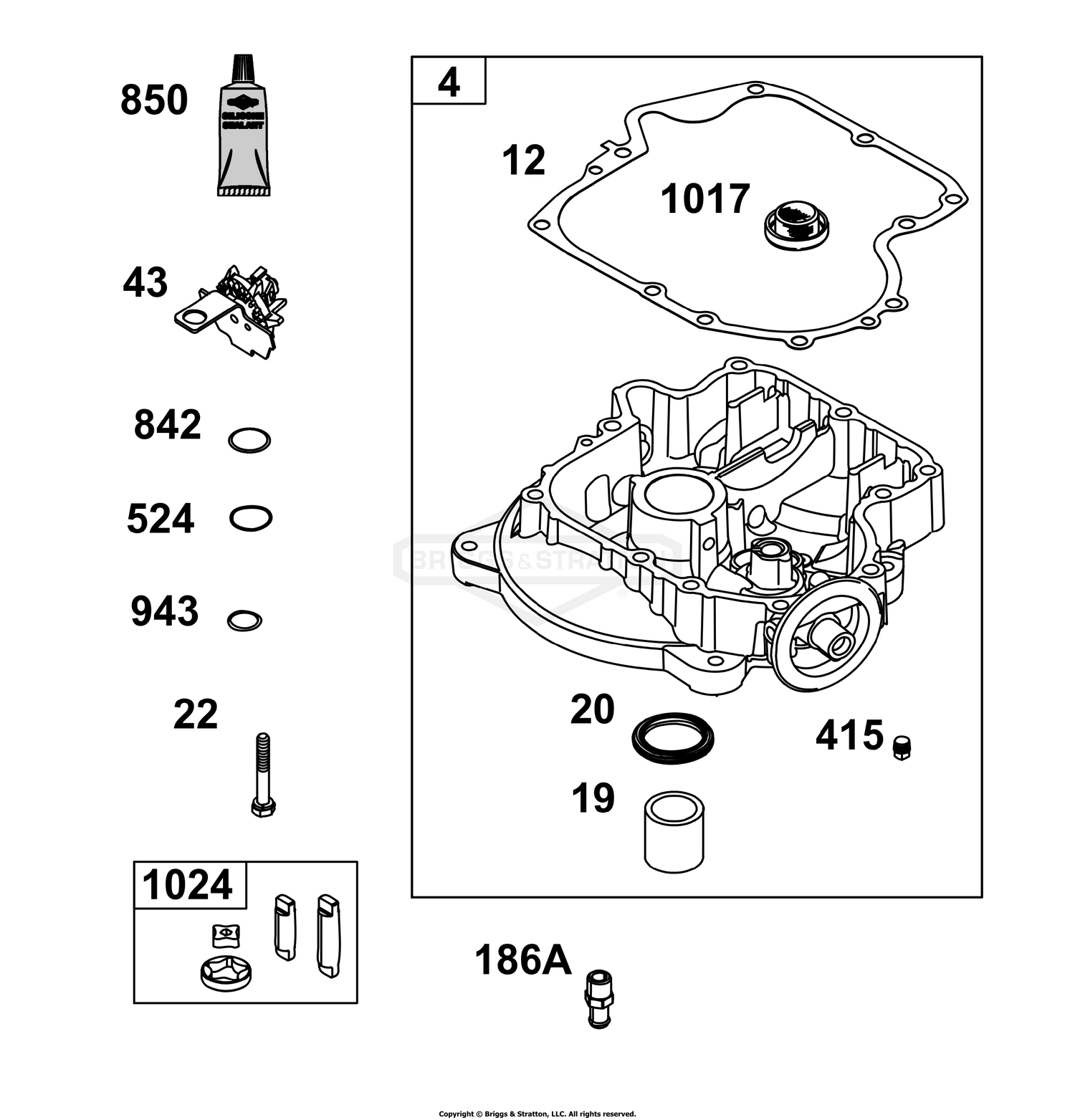 Crankcase Cover/Sump Group