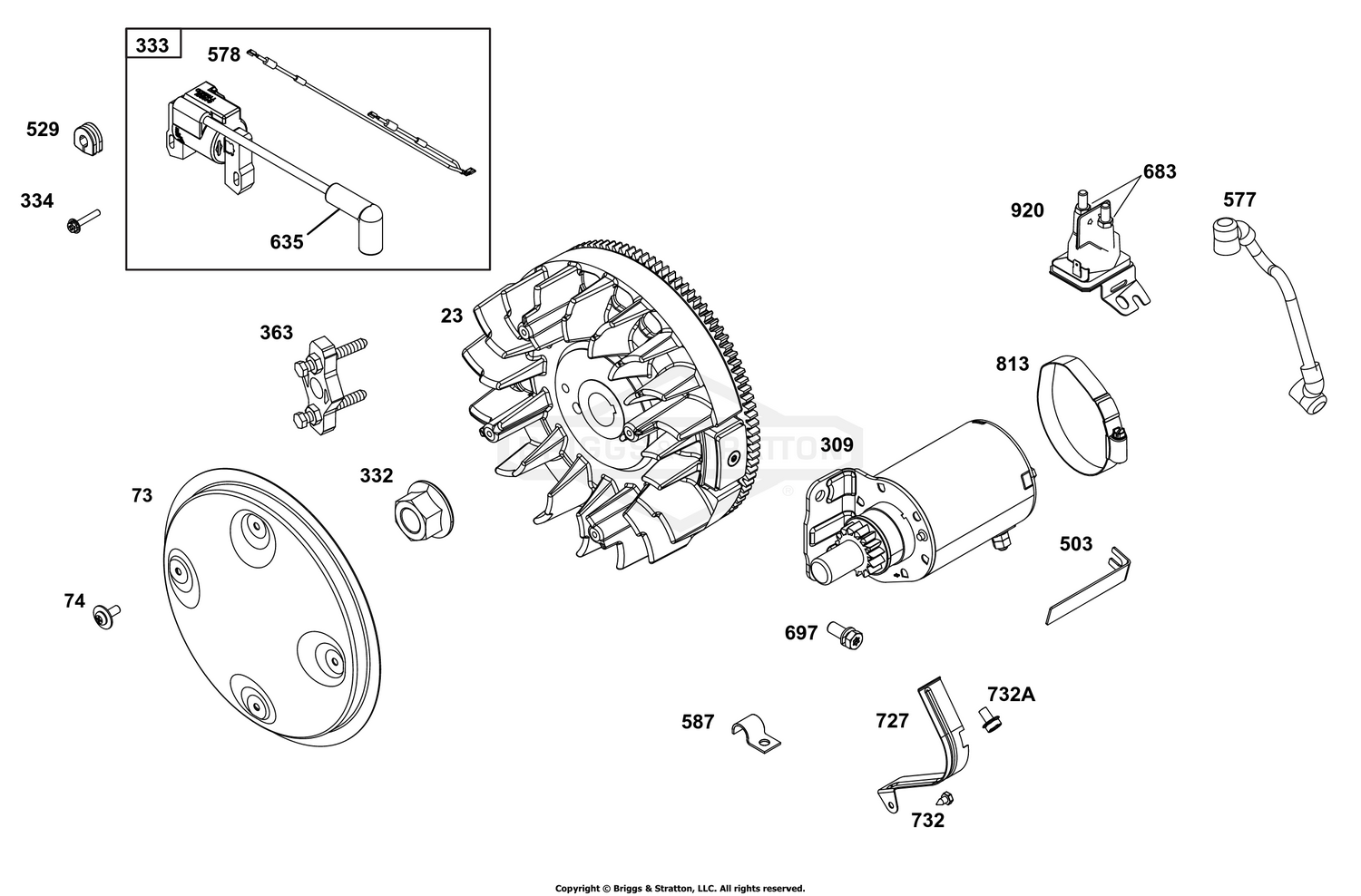 Flywheel, Ignition, and Starter Group