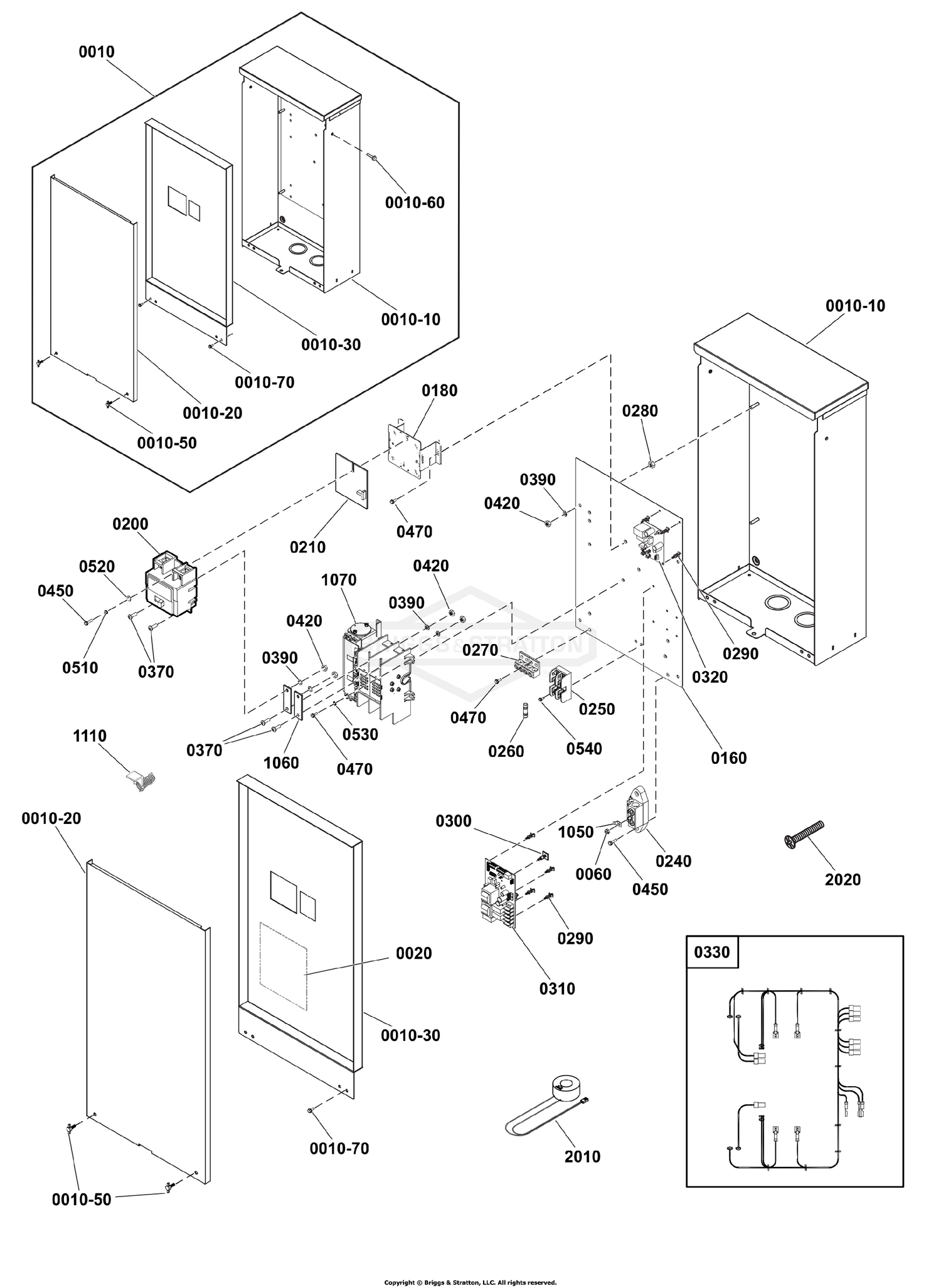 Transfer Switch - Hingeless Enclosure