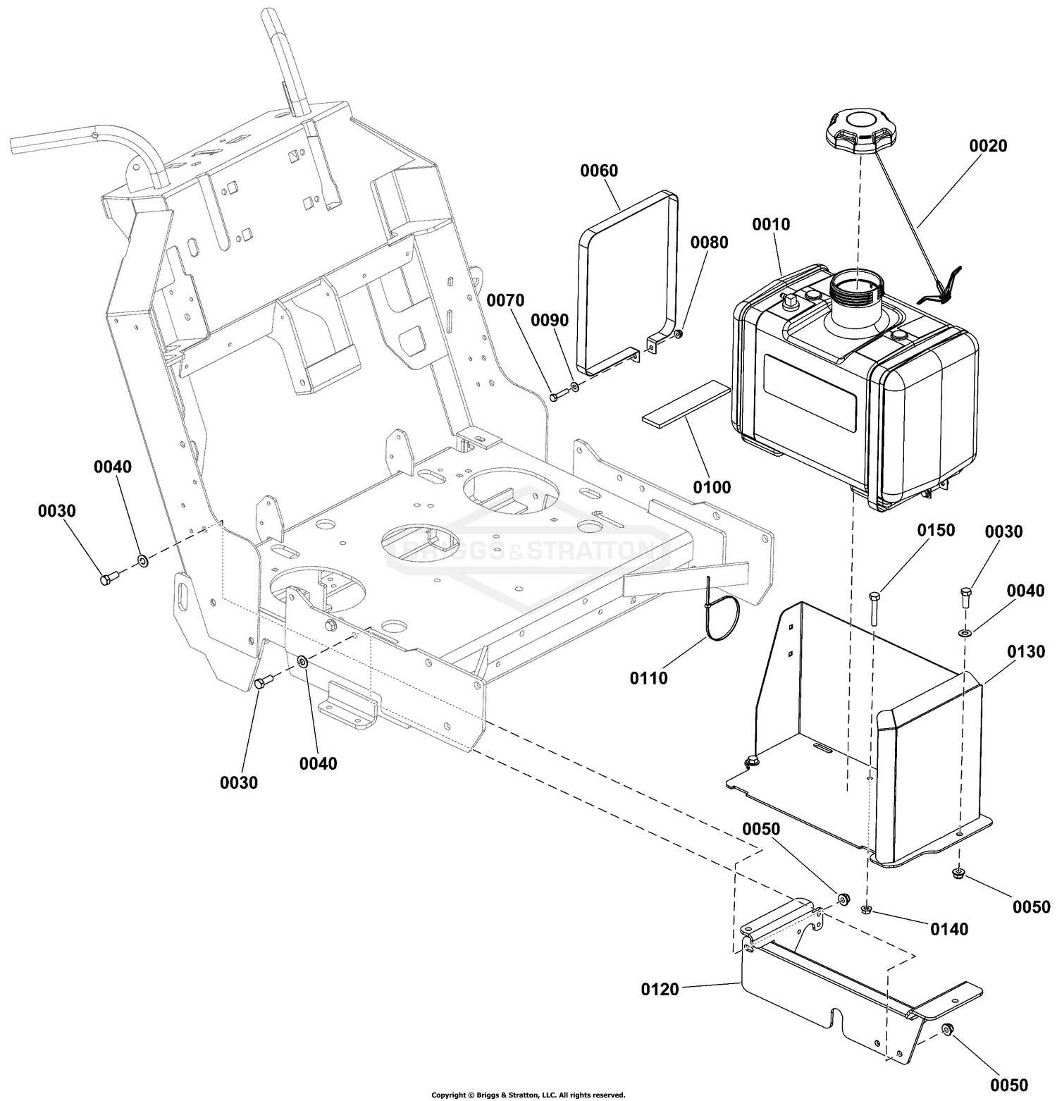 Fuel Tank and Mount Group