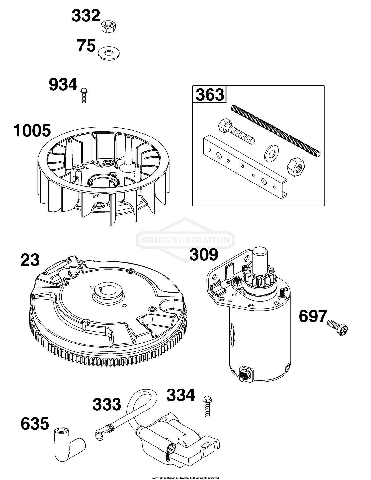 Flywheel, Ignition, and Starter Group