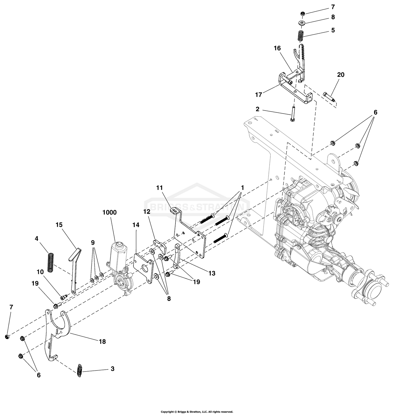 Parking Brake Group S/N: 4002219158 and Below