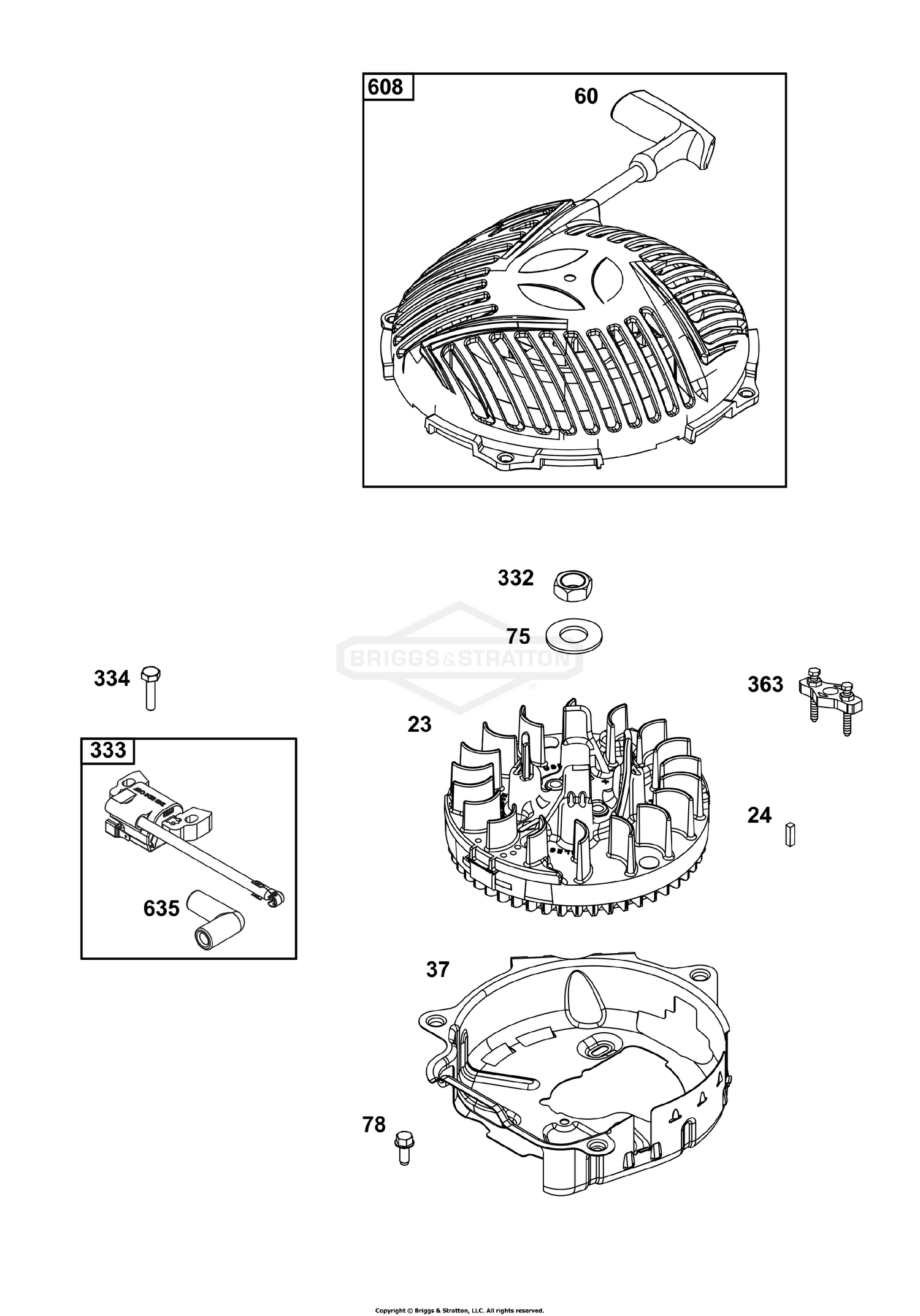 Flywheel/Ignition/Starter Group