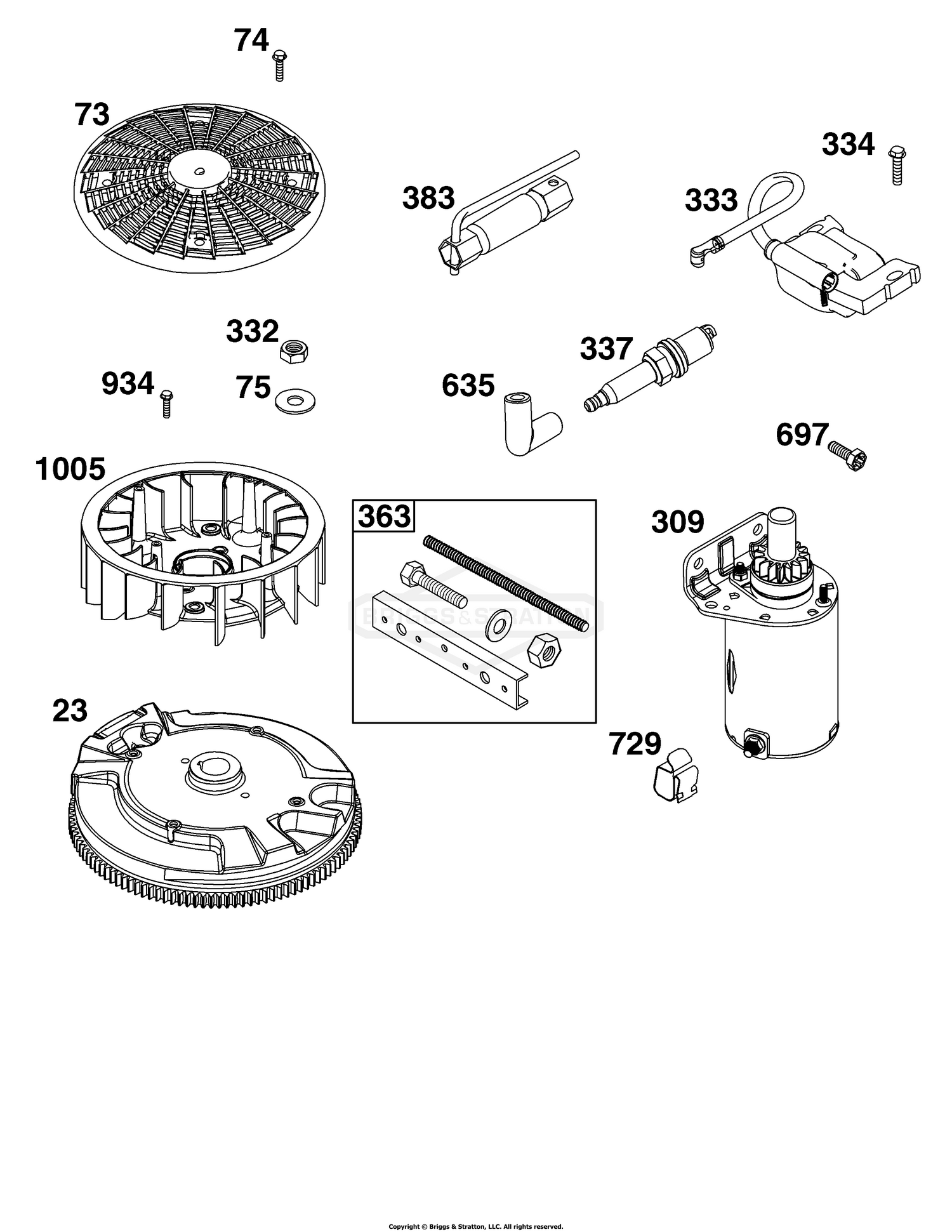 Flywheel, Ignition, and Starter Group