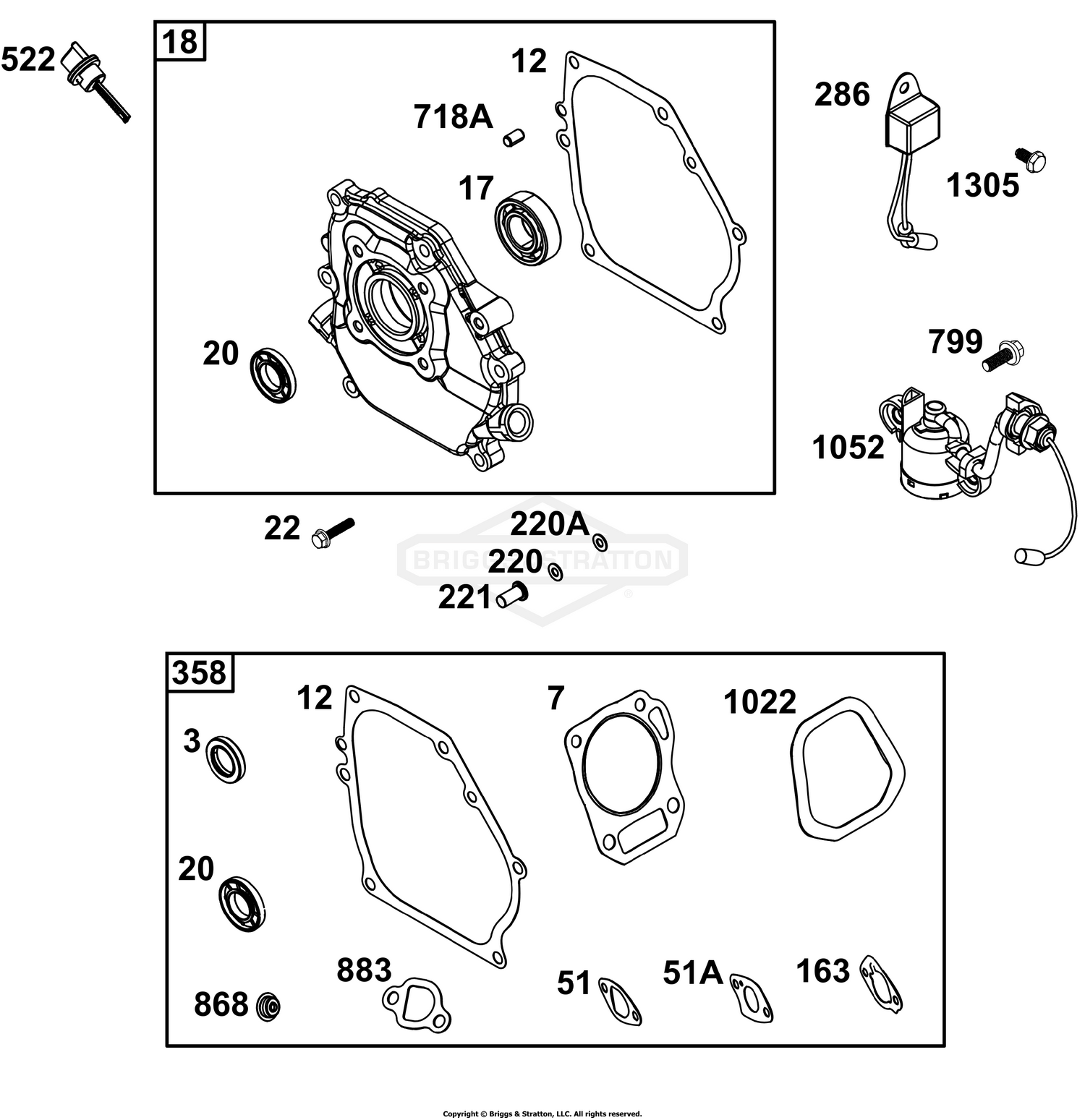 Crankcase Cover/Sump and Lubrication Group