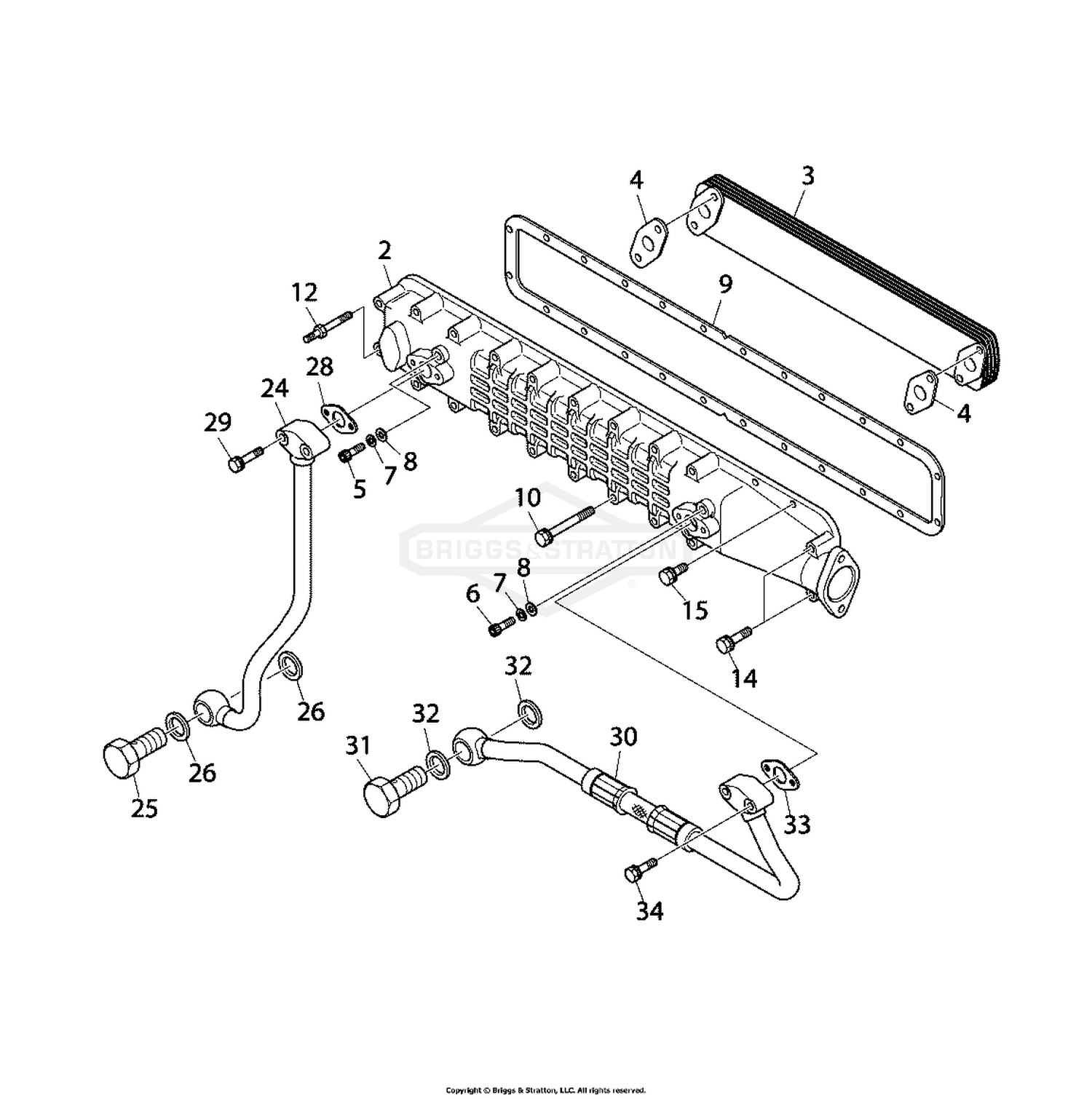 Engine Group - Oil Cooler
