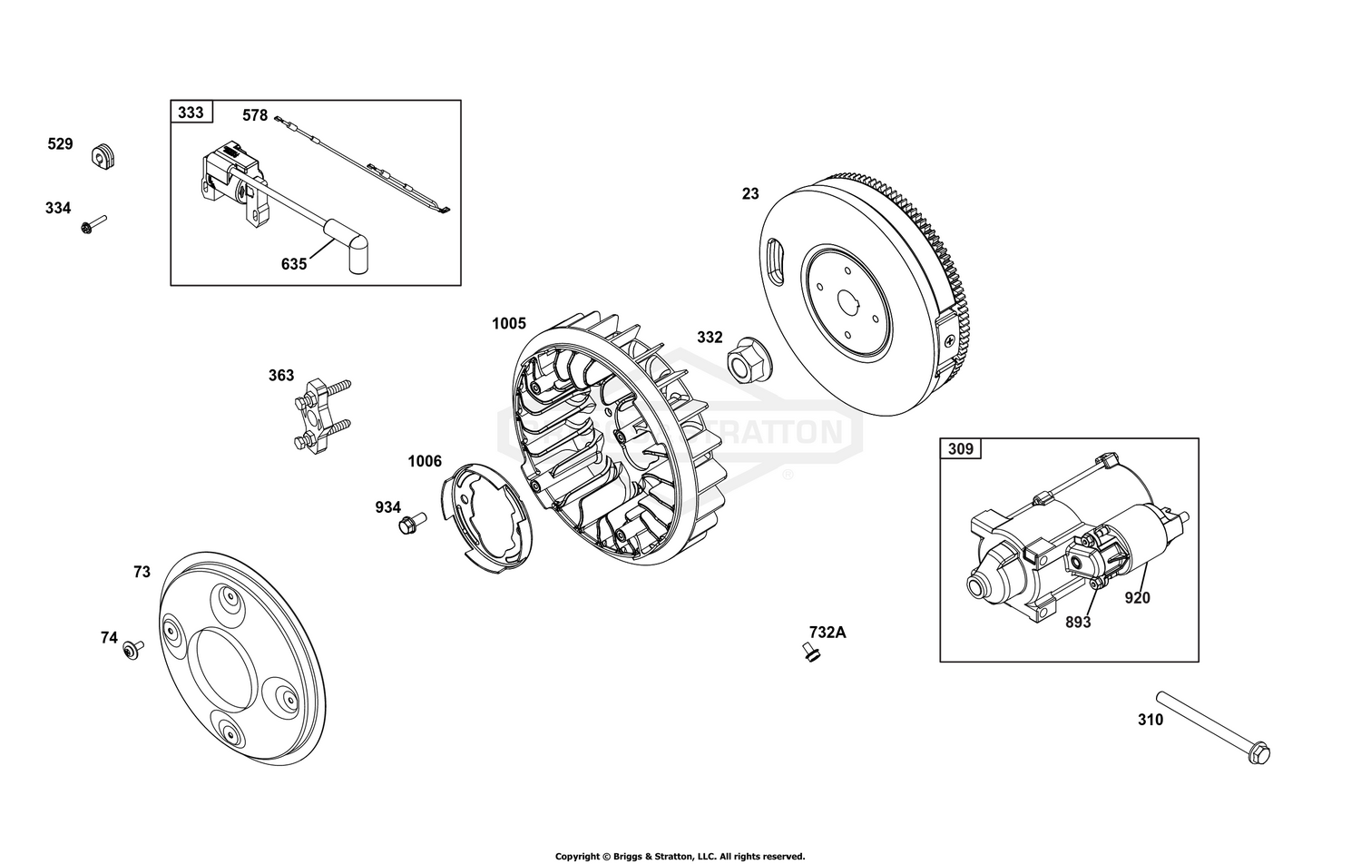 Flywheel, Ignition, and Starter Group