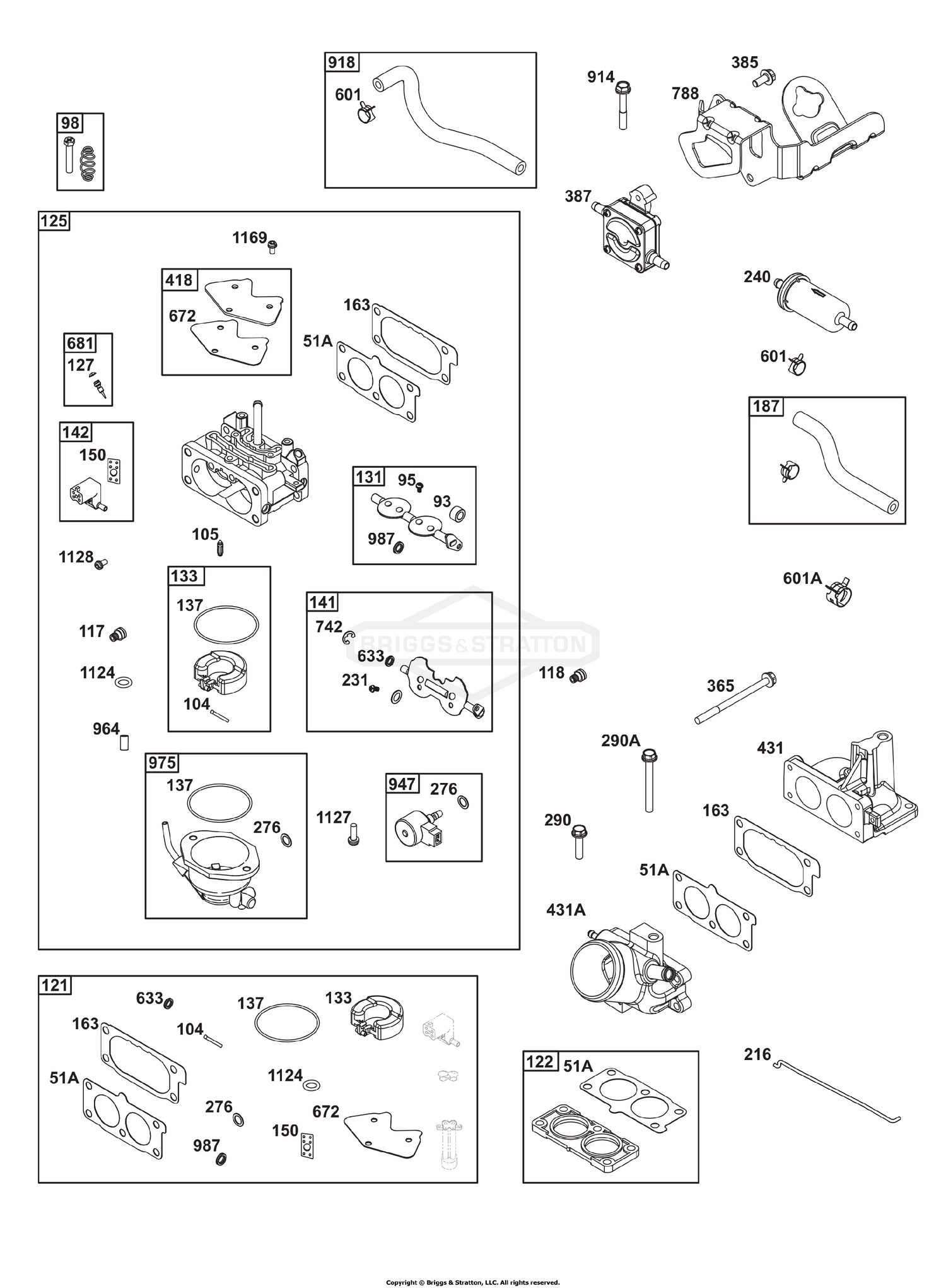 Carburetor and Fuel Supply Group